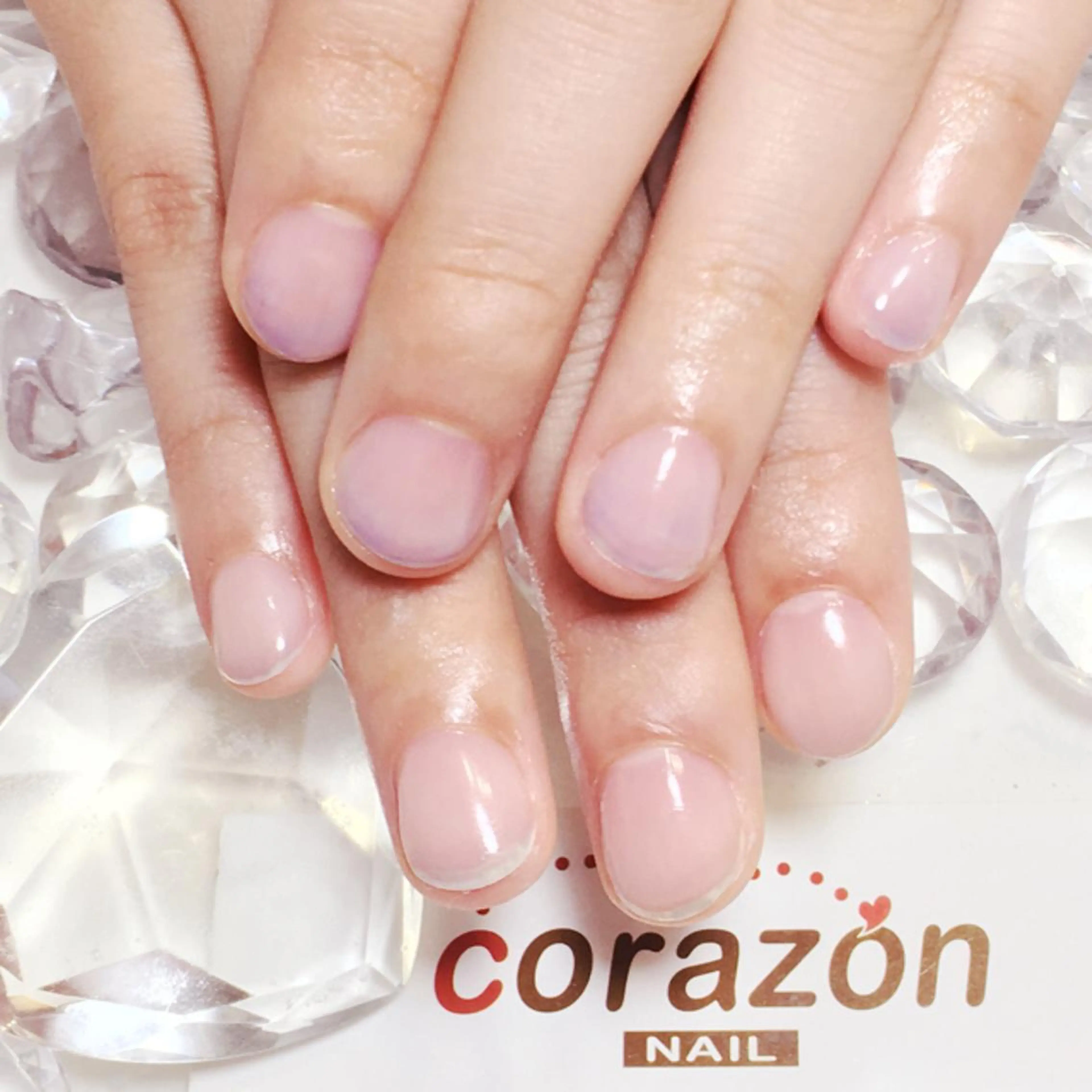 ネイル ブルー ジェルネイル グラデーション 水色 ネイリスト aicoのネイルデザイン