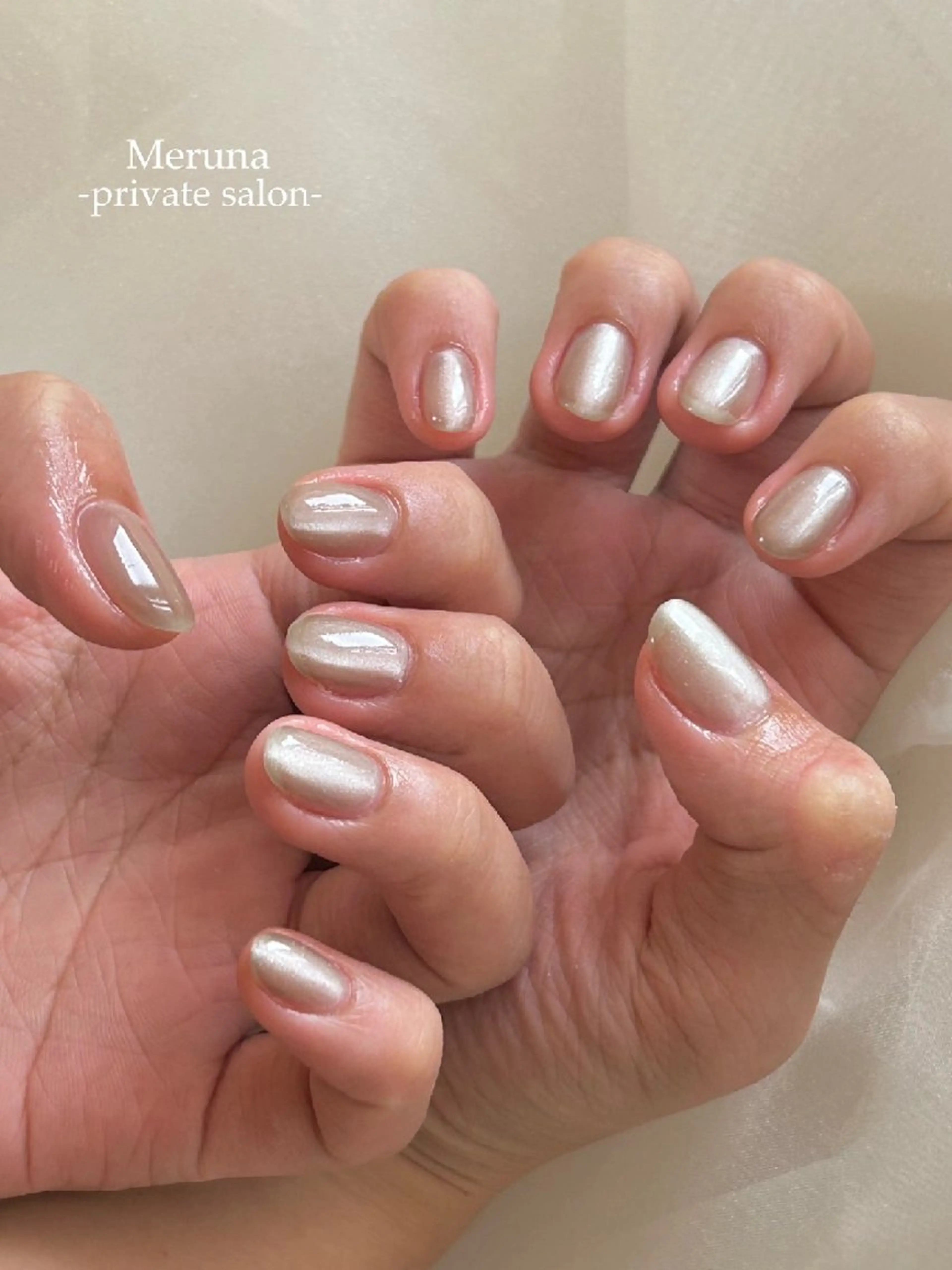 マツエク・マツパ ハンドネイル Meruna .ﾒﾙｰﾅ.のネイルデザイン