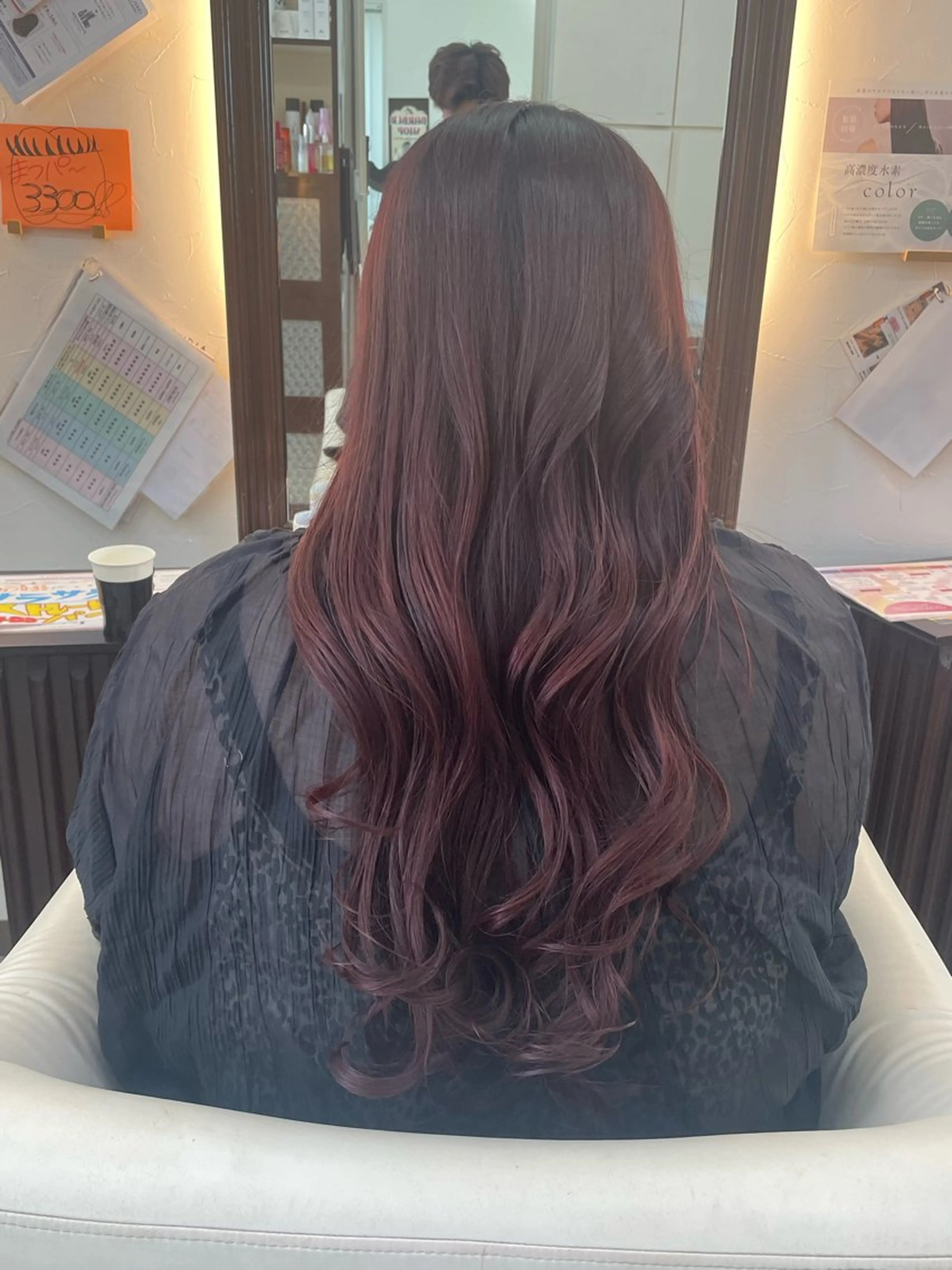 ロング カット ヘアカラー 奈良/生駒/髪質改善 FEEL/マコのヘアスタイル
