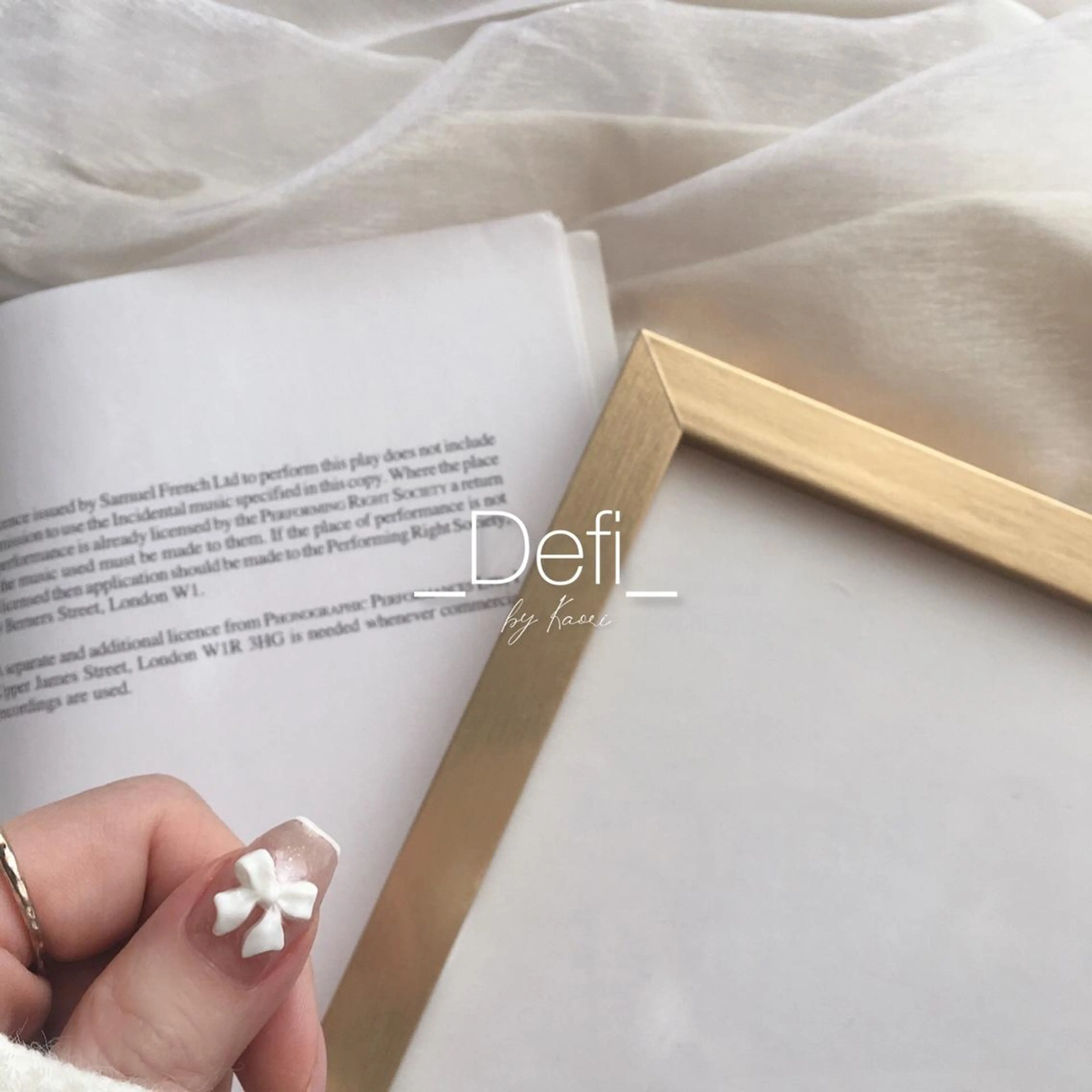 ネイル フレンチネイル ジェルネイル ガーリー グラデーション 韓国ネイル ハンドネイル _Defi_ by Kaoriのネイルデザイン