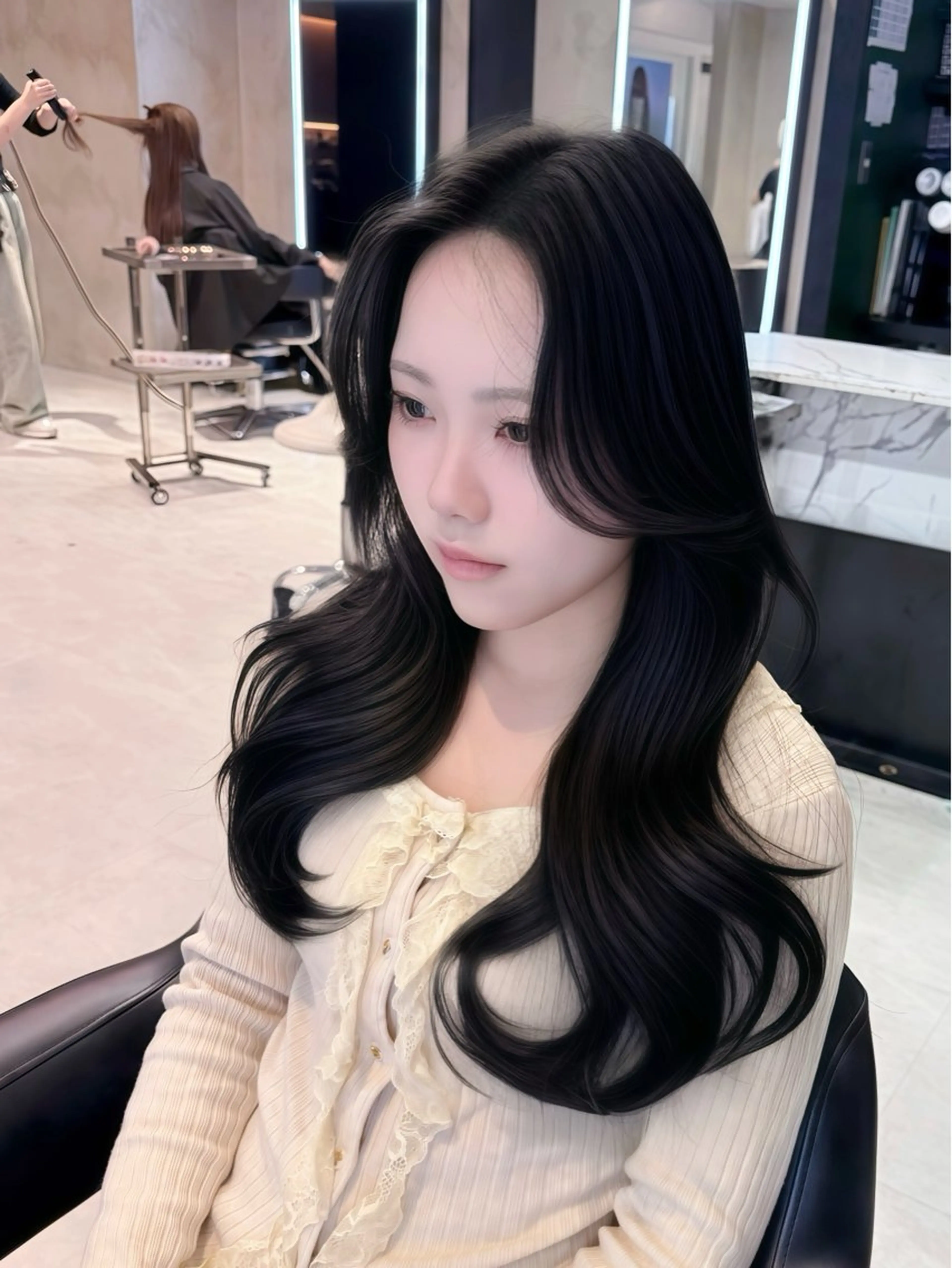 カラー 本場韓国ヘア特化 아이비/Aibiのヘアスタイル