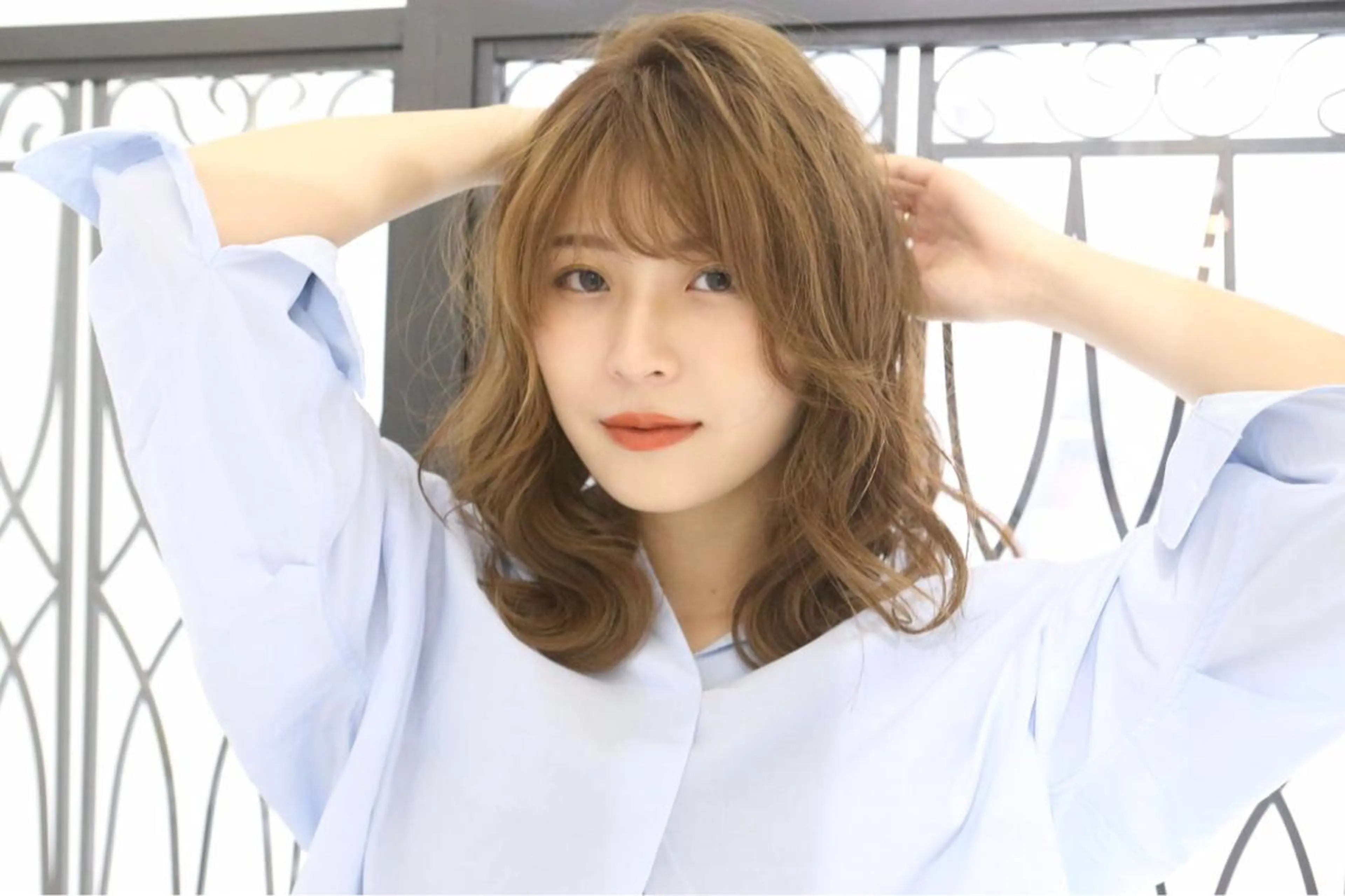 セミロング 亀川蓮 Agu hairのヘアスタイル