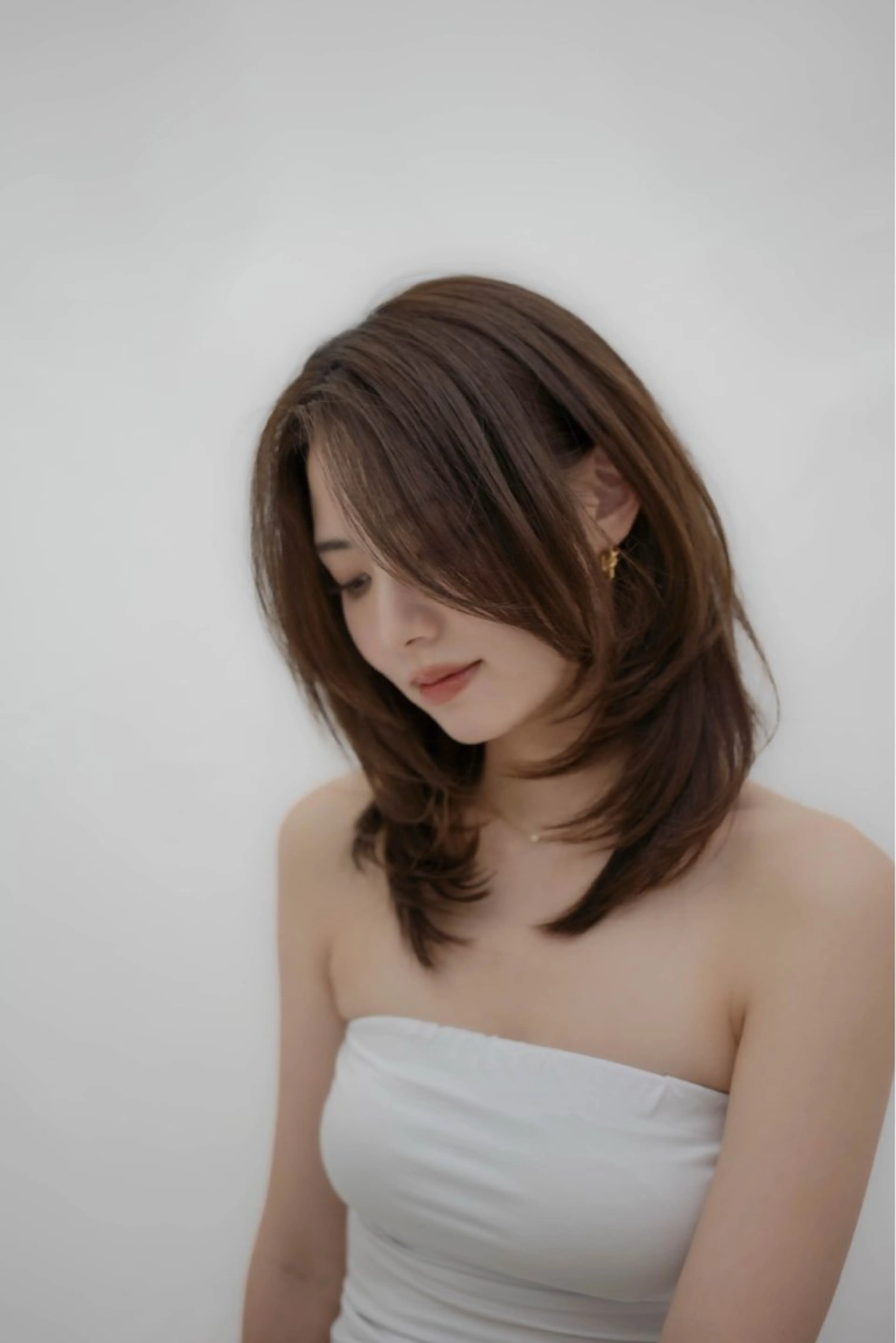 ミディアム COA銀座所属・ミディアムモデル 募集中/村上廉のヘアスタイル