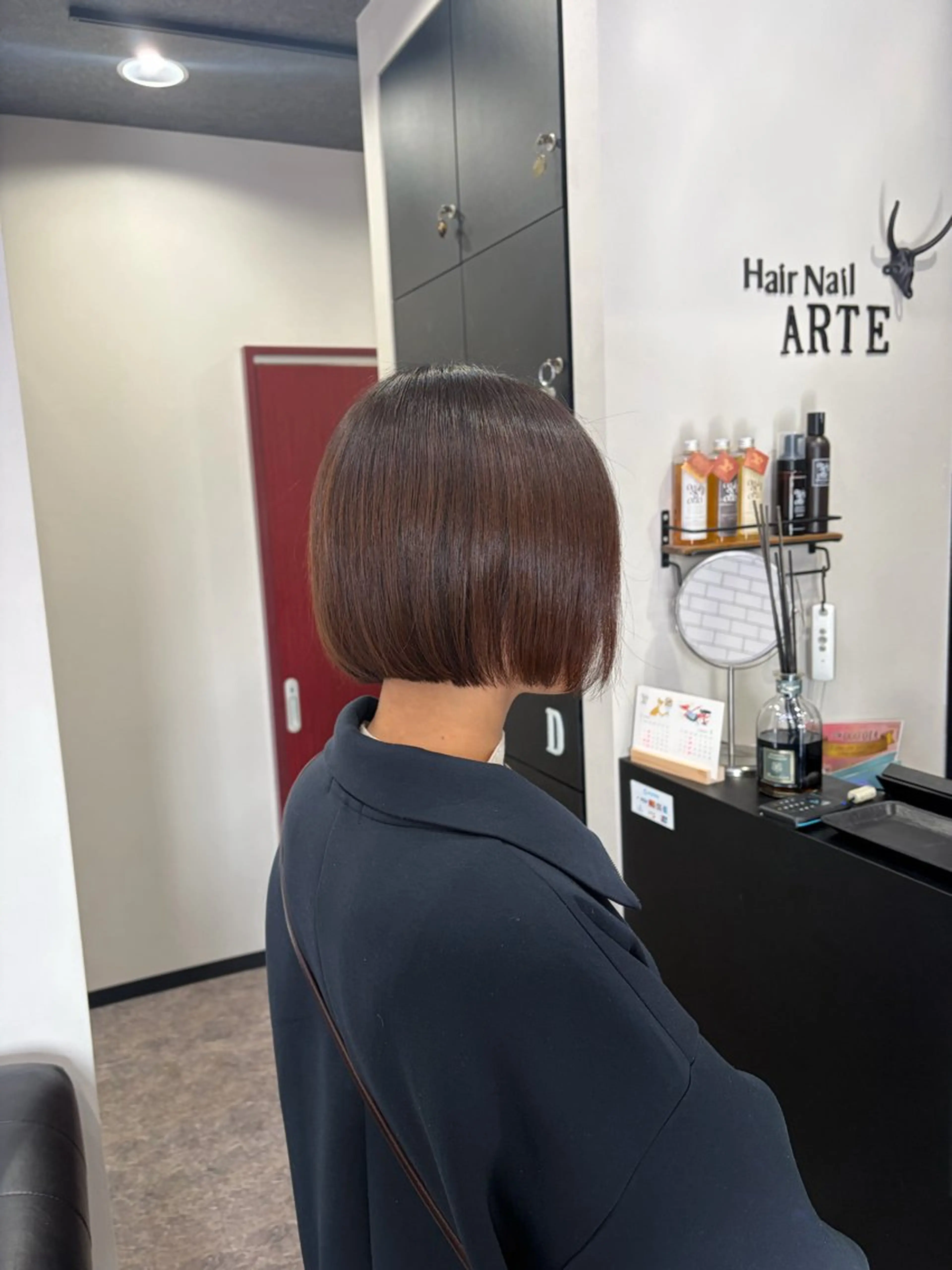ショート カラー カット ヘアカラー 友滝 真菜美のヘアスタイル
