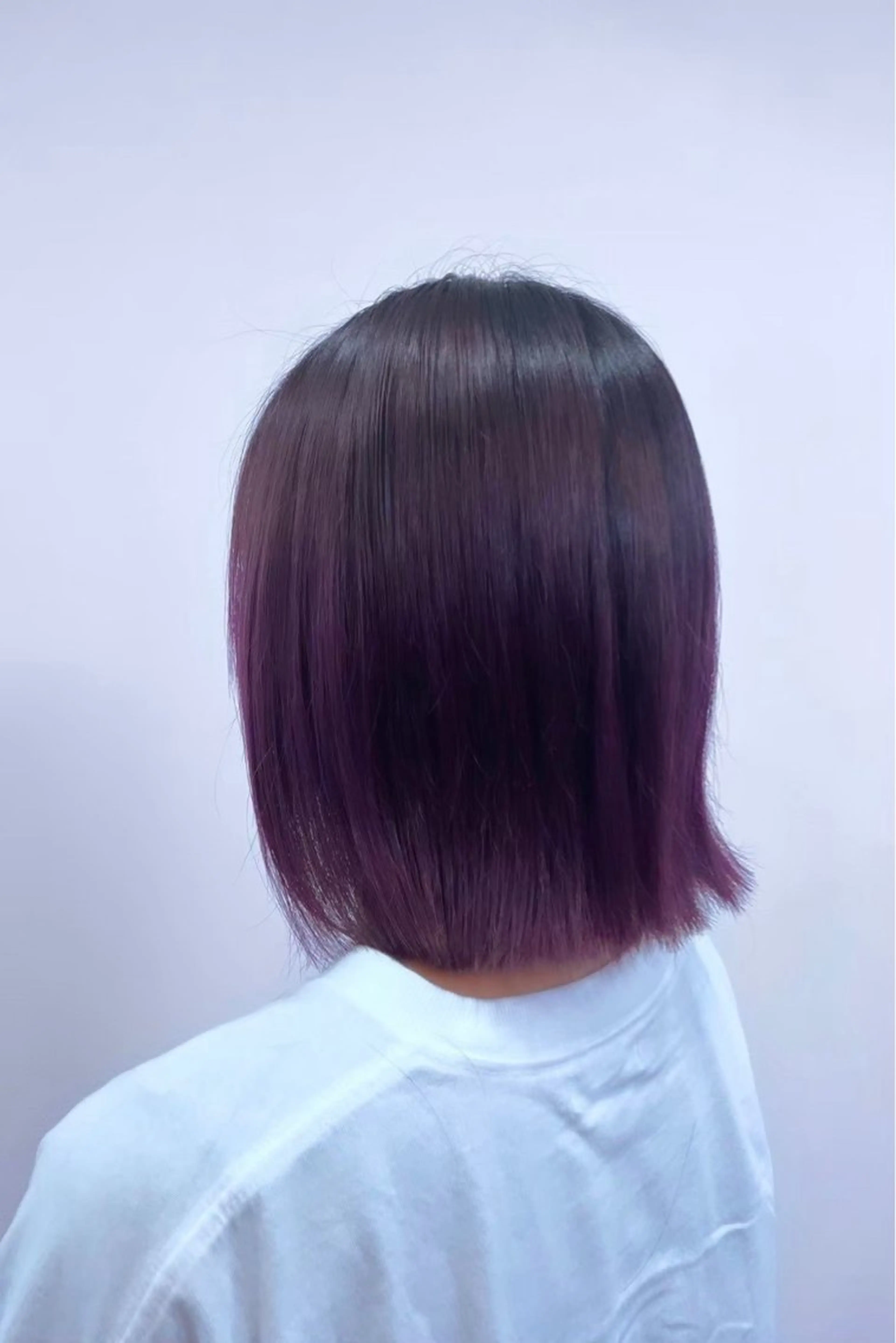 ショート パープルカラー ヘアカラー 🦄🌈田中聖太郎 ニュアンスカラー🦄のヘアスタイル