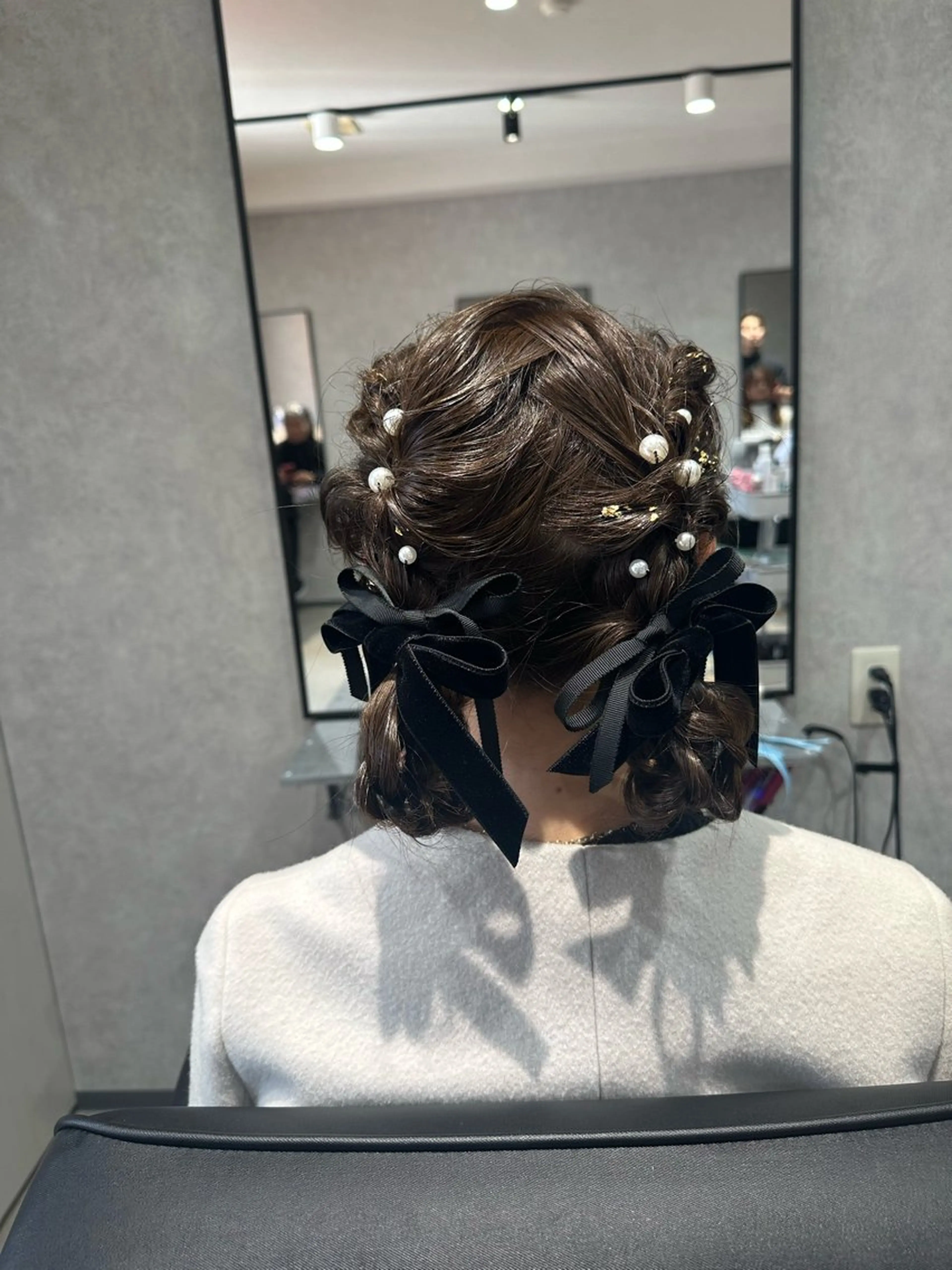 ロング 森 沙織のヘアスタイル