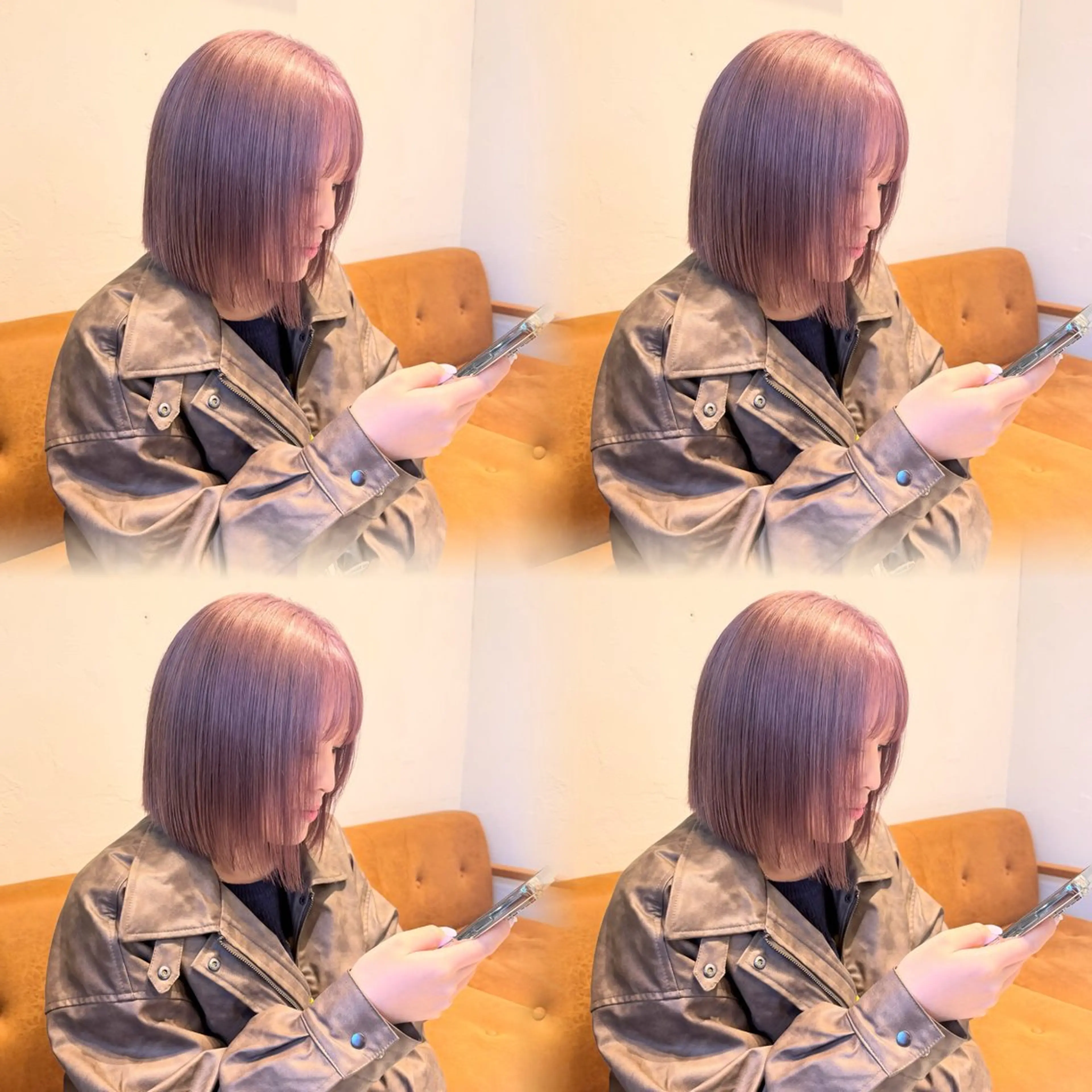 ショート カラー ヘアカラー 🦋ブリーチなしダブ ルカラー🌈MEGUのヘアスタイル