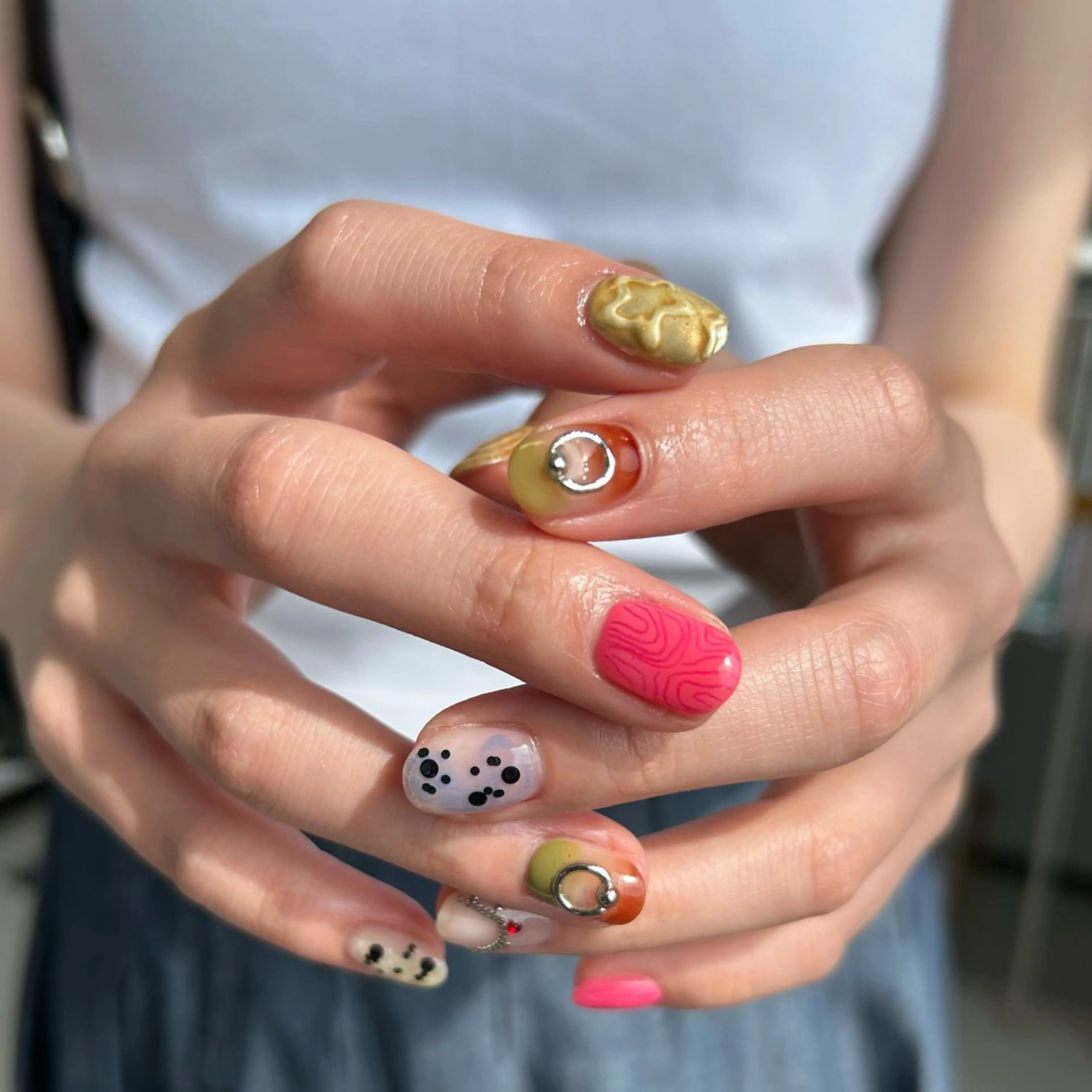 ショート ハンドネイル ｵｵﾀｹ ﾚｲﾅのネイルデザイン