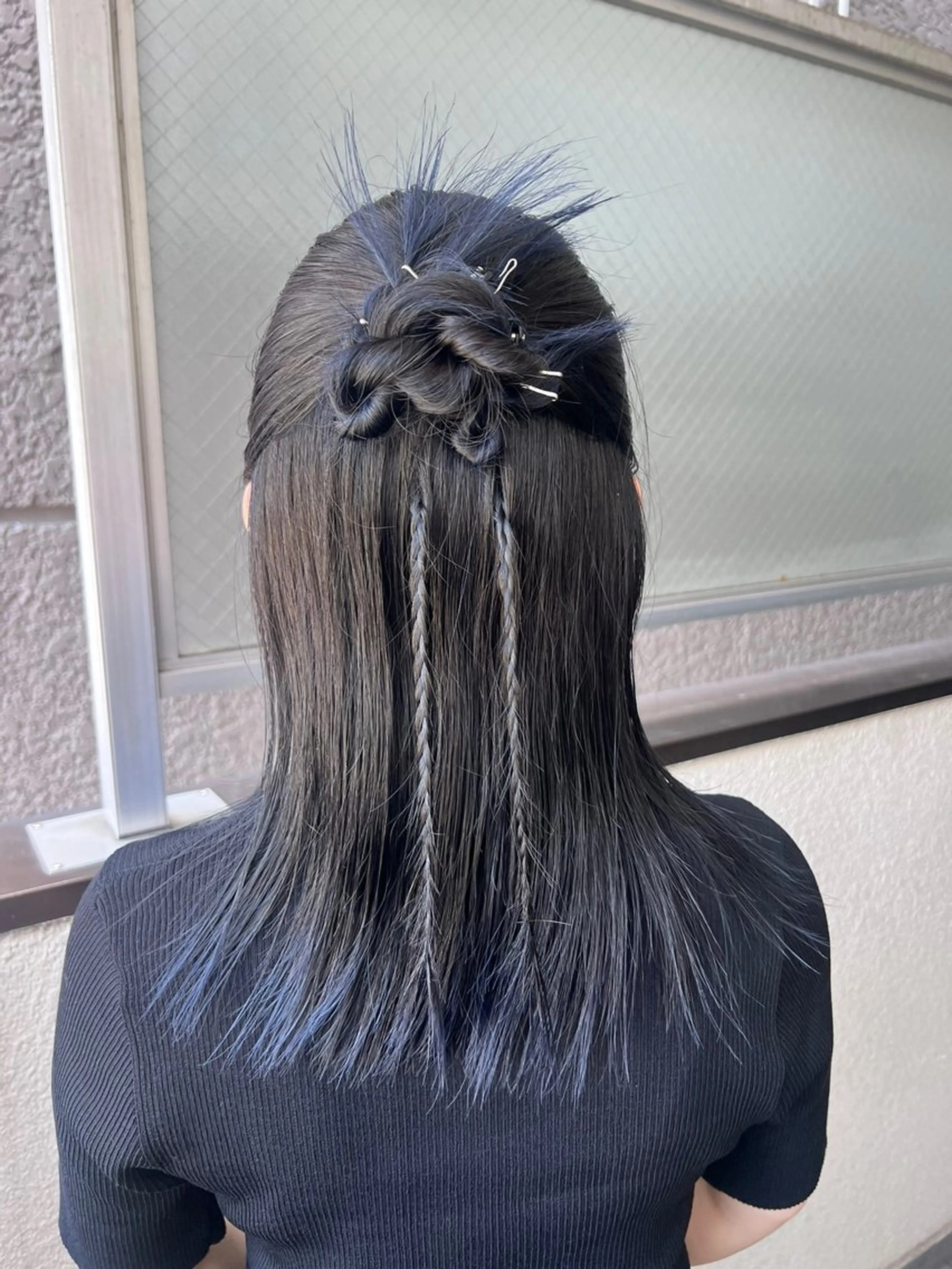 ミディアム カラー ヘアアレンジ 🌈デザインヘア職人 Kaede🌈のヘアスタイル