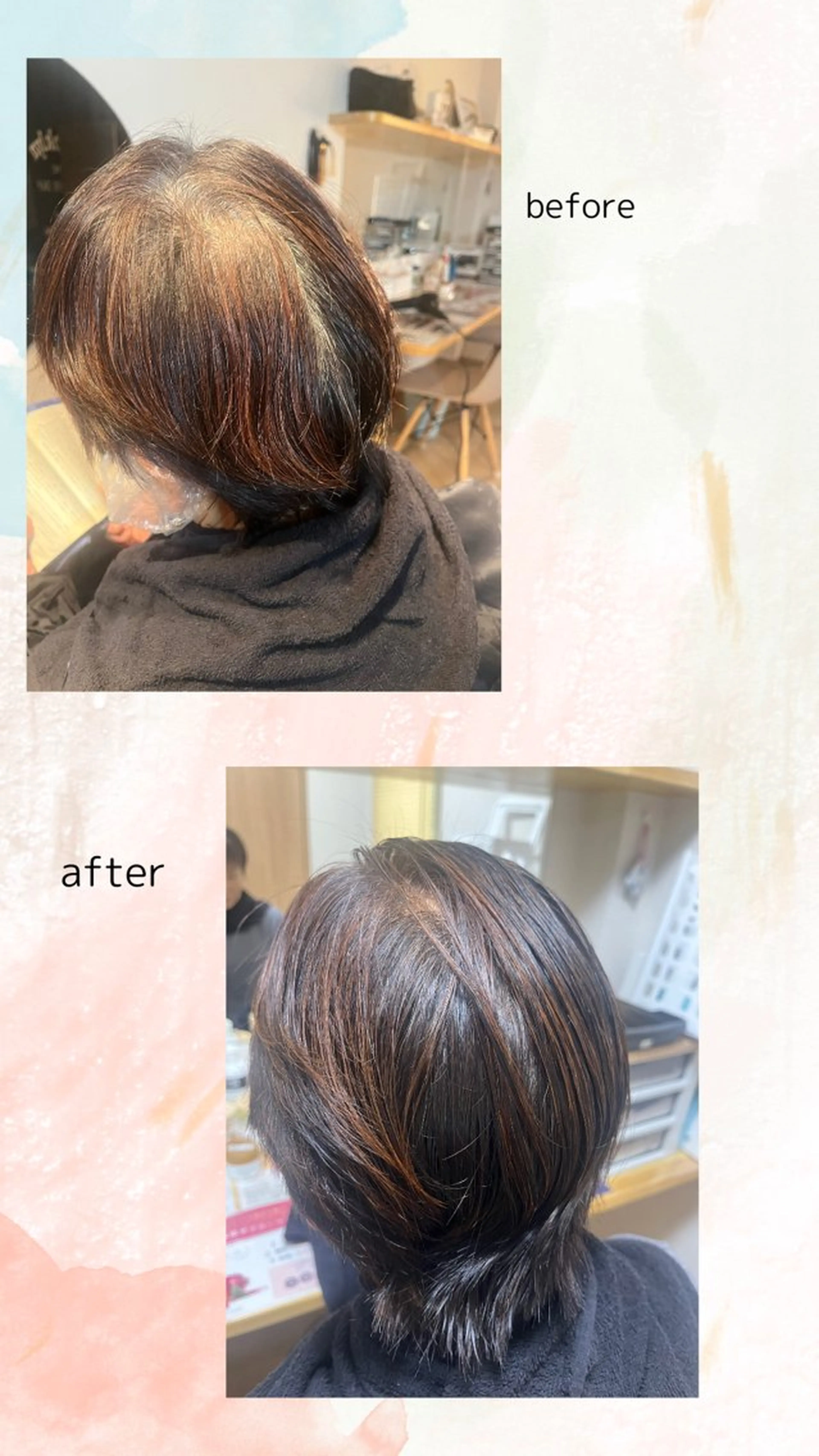 ショート カラー プライベートサロン LOHASSALONのヘアスタイル