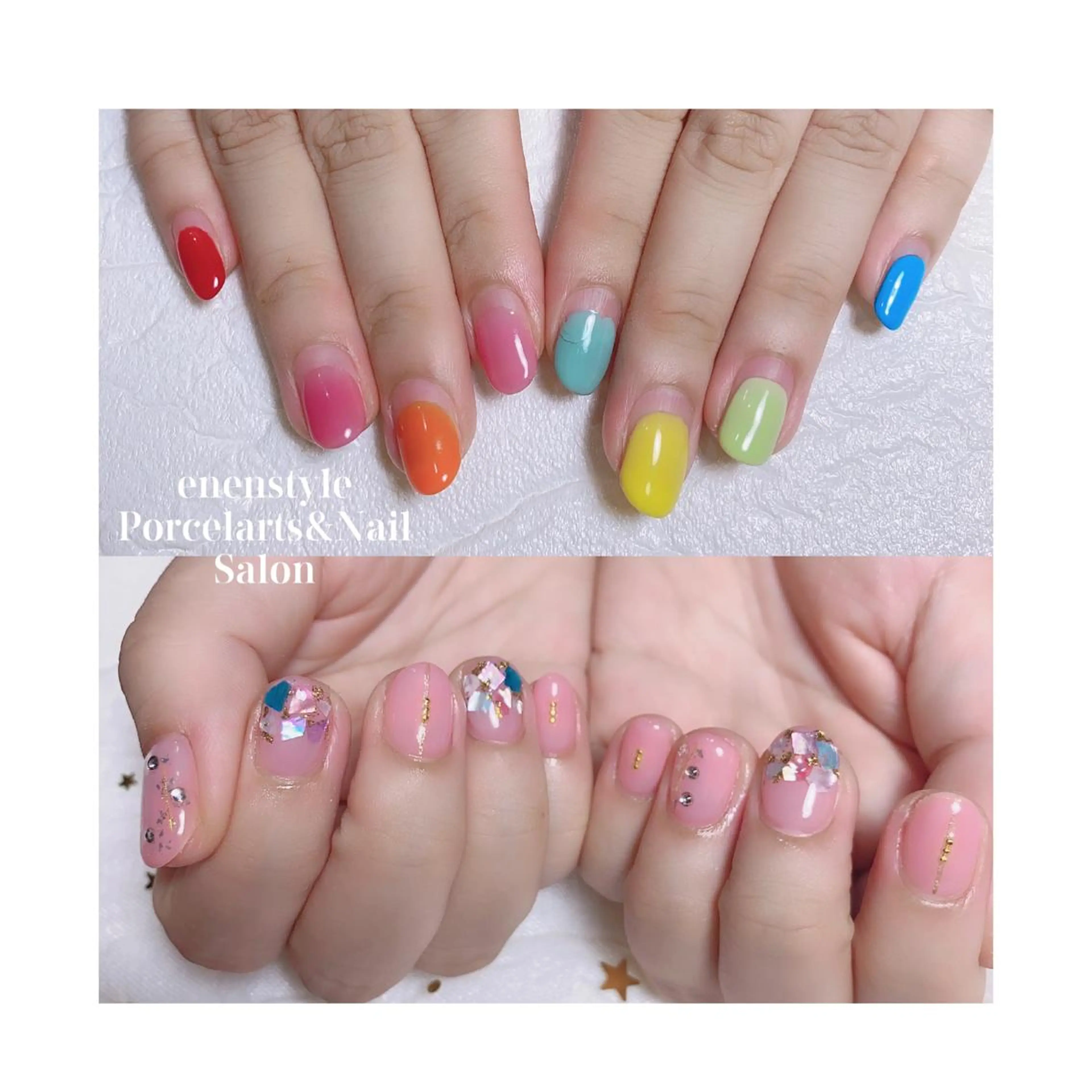 ショート ネイル ジェルネイル ニュアンスネイル オフィスネイル ワンカラーネイル パラジェル ハンドネイル 👑enen style👑のネイルデザイン