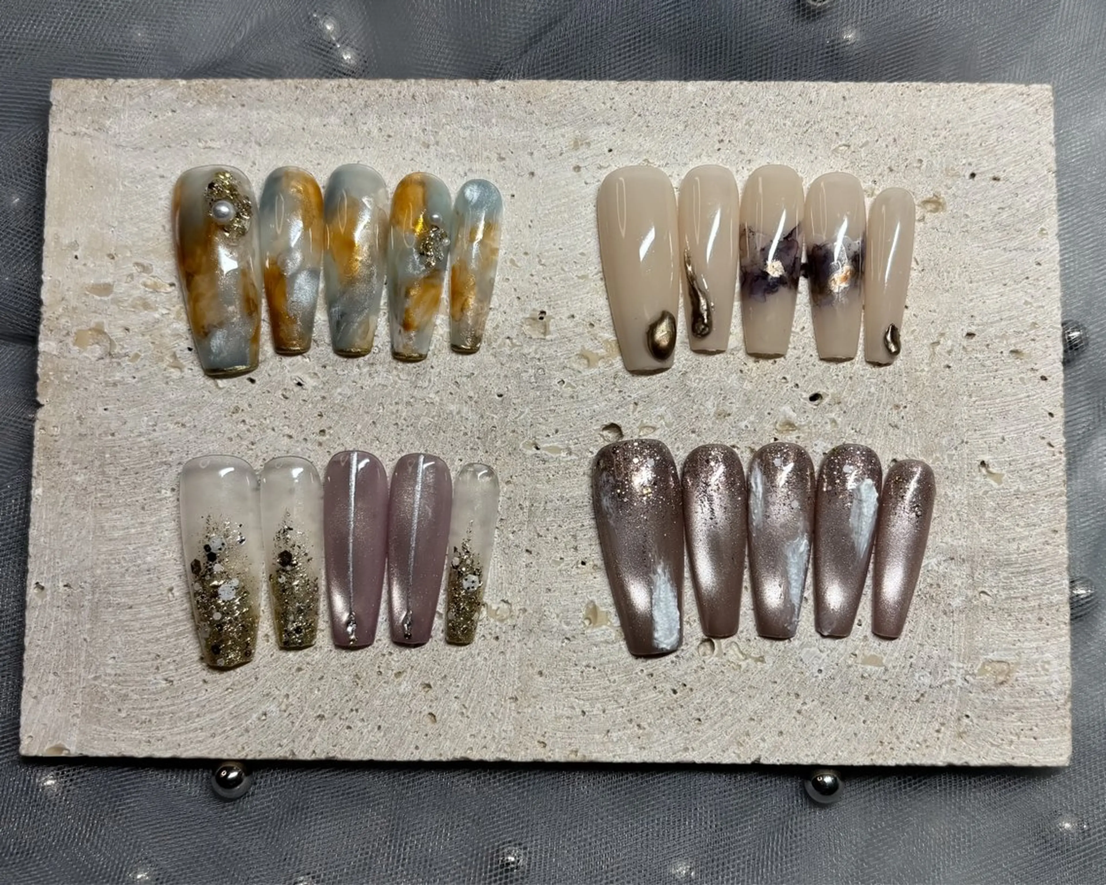 ⋆⸜人気no.🥇✨⸝‍⋆【定額×自爪】𝓣𝓻𝓮𝓷𝓭 +┆✧大人ニュアンス🤍《オフ&ケア 込》の写真