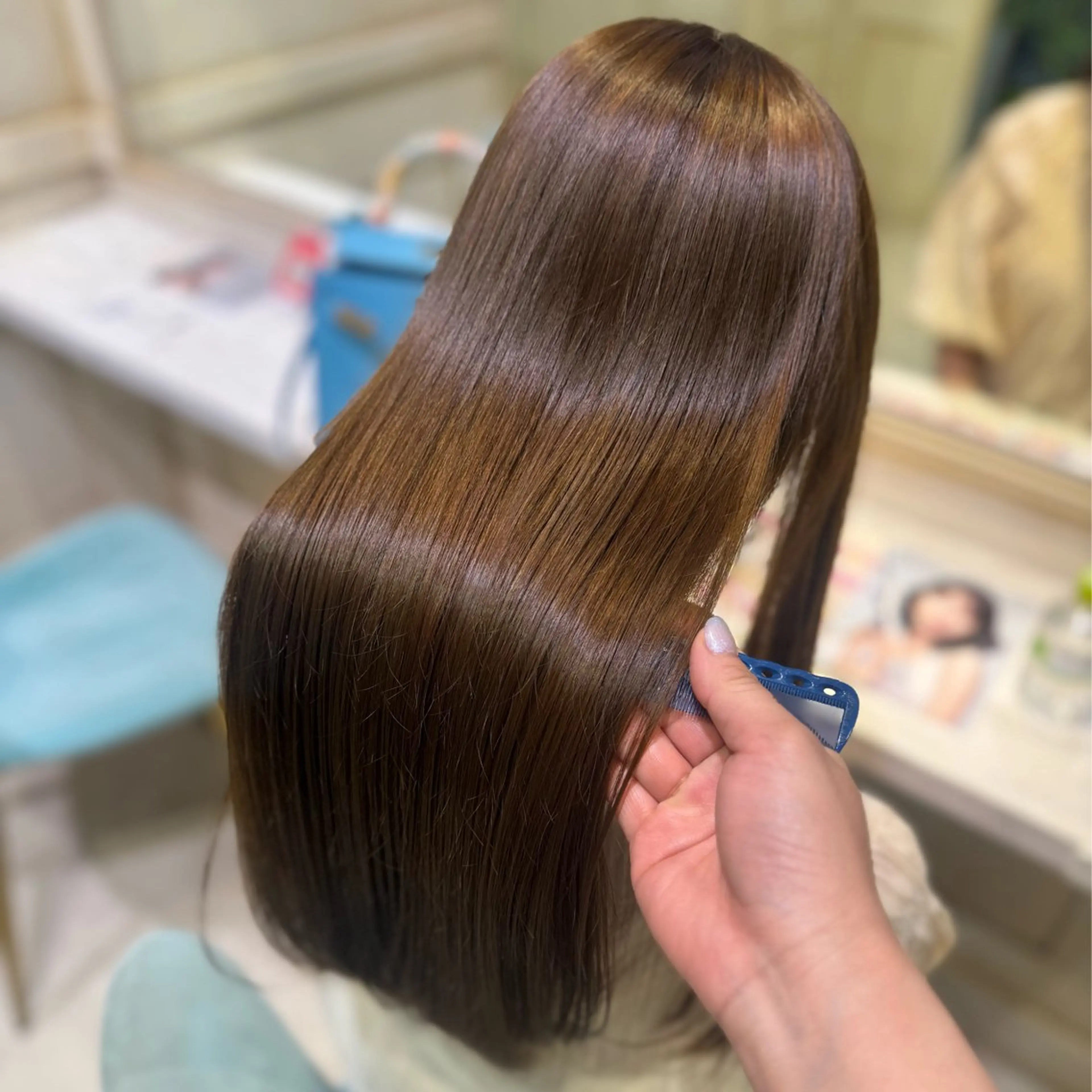 ロング カラー 艶カラー/ ななみのヘアスタイル