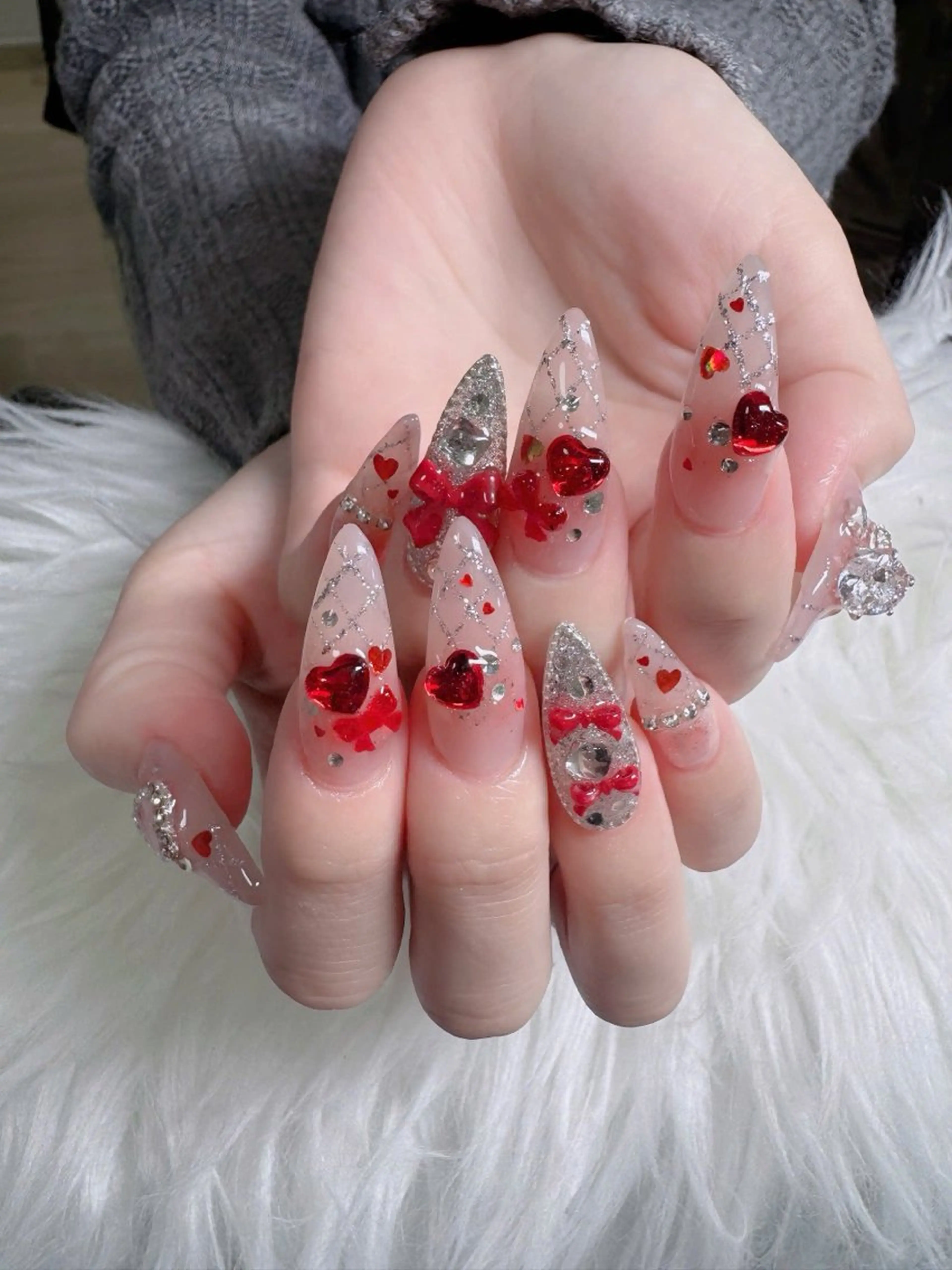 ネイル オーロラネイル フレンチネイル ジェルネイル ハロウィン 韓国ネイル ハンドネイル H.baby Nail Salonのネイルデザイン