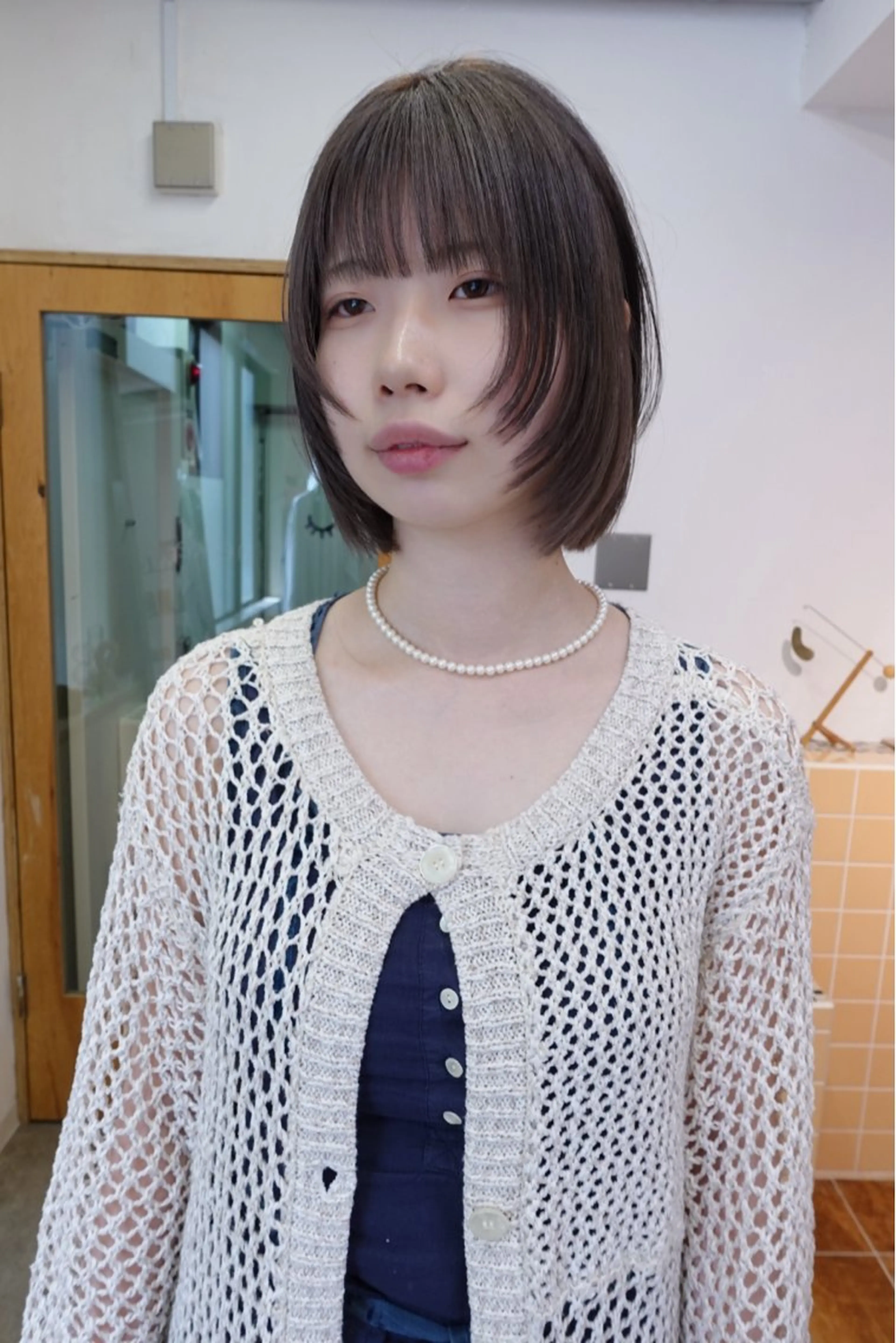 ミディアム カラー カット ヘアカラー トリートメント sakura🌸 レイヤー/韓国ヘアのヘアスタイル