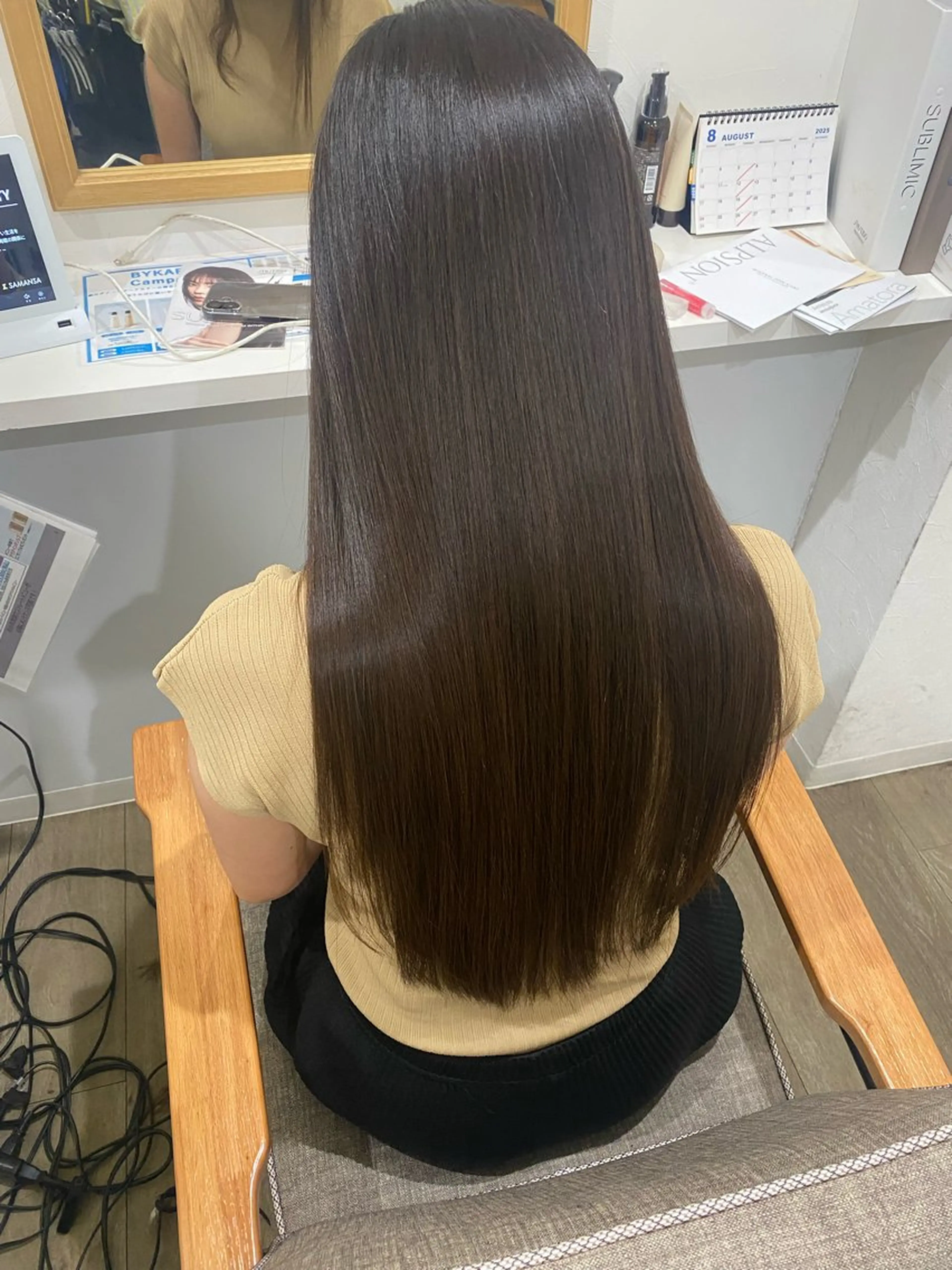 ロング 縮毛矯正 Jewel  Box東梅田所属・髪質改善サロン 梅田/ヨナミネのヘアスタイル