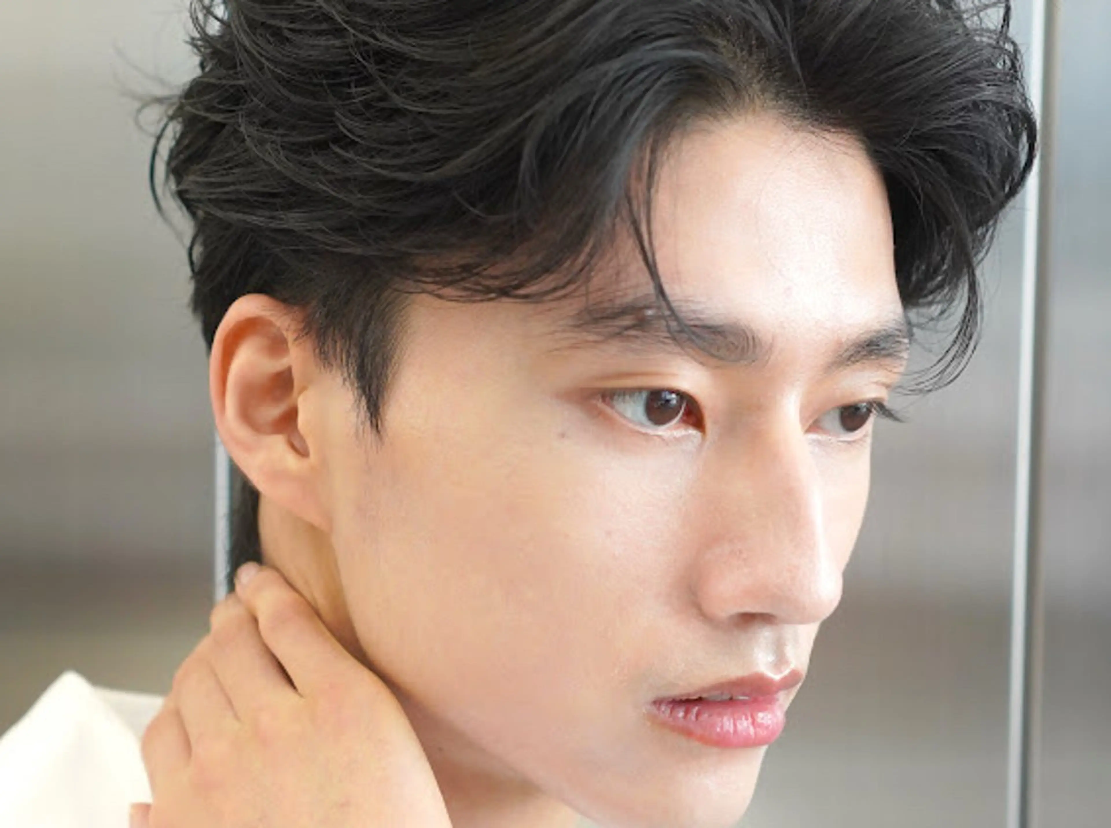 パーマ メンズ フェザーパーマ メンズパーマ カット パーマ フェザーパーマ原宿 fifth 凜空のヘアスタイル