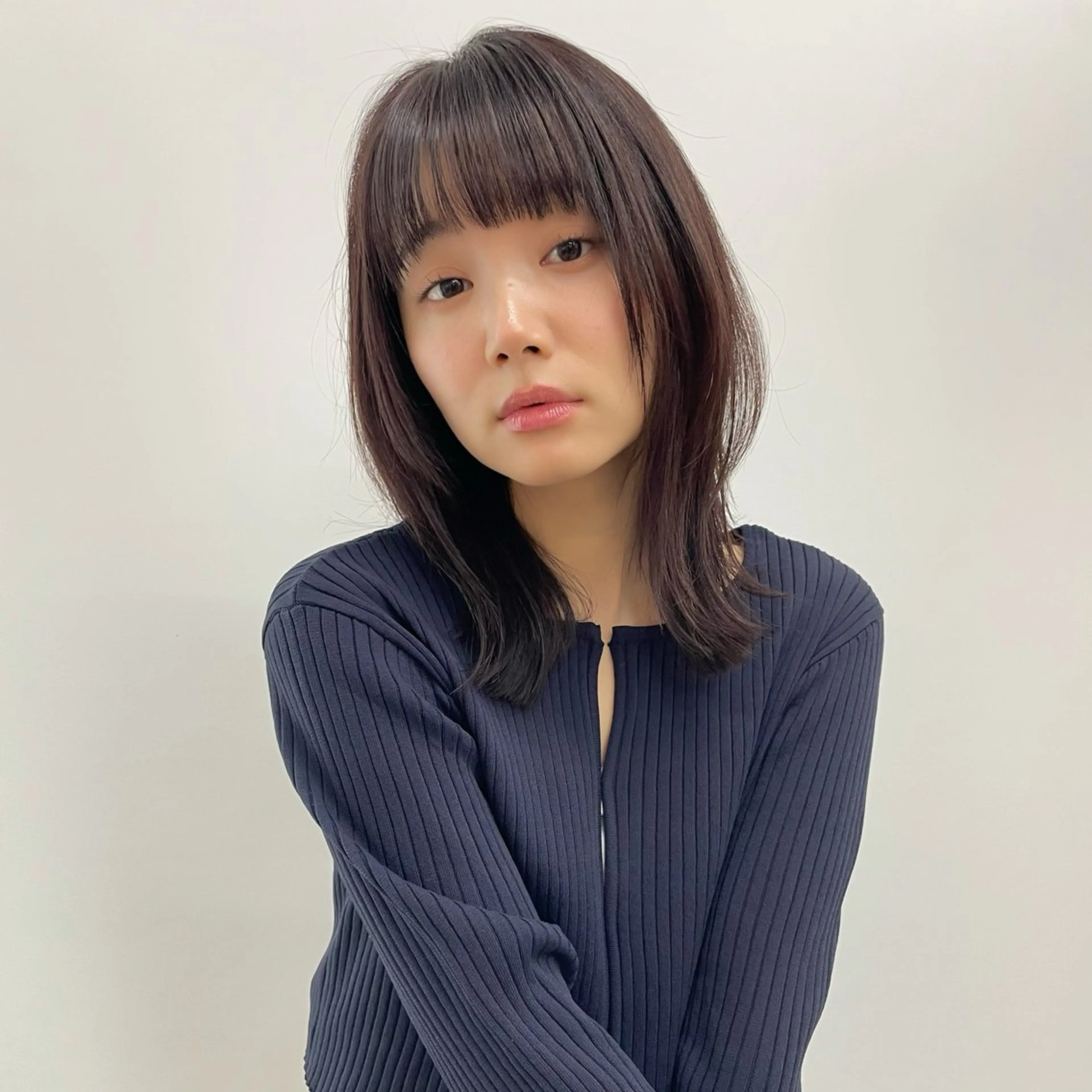 ミディアム カットモデル募集中 🤍harunaのヘアスタイル