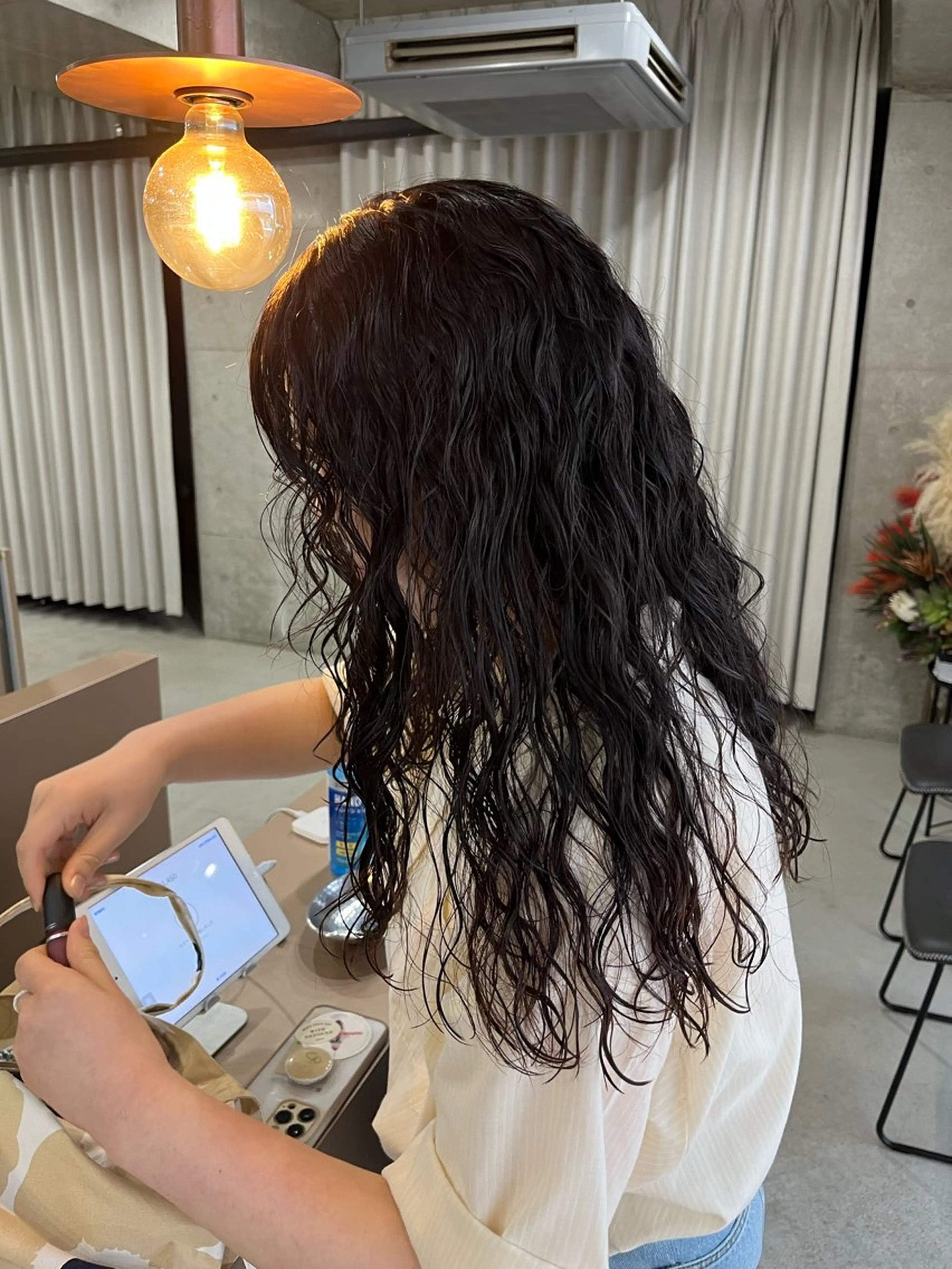 ロング パーマ パーマ ロングパーマ木村 ボブパーマのヘアスタイル