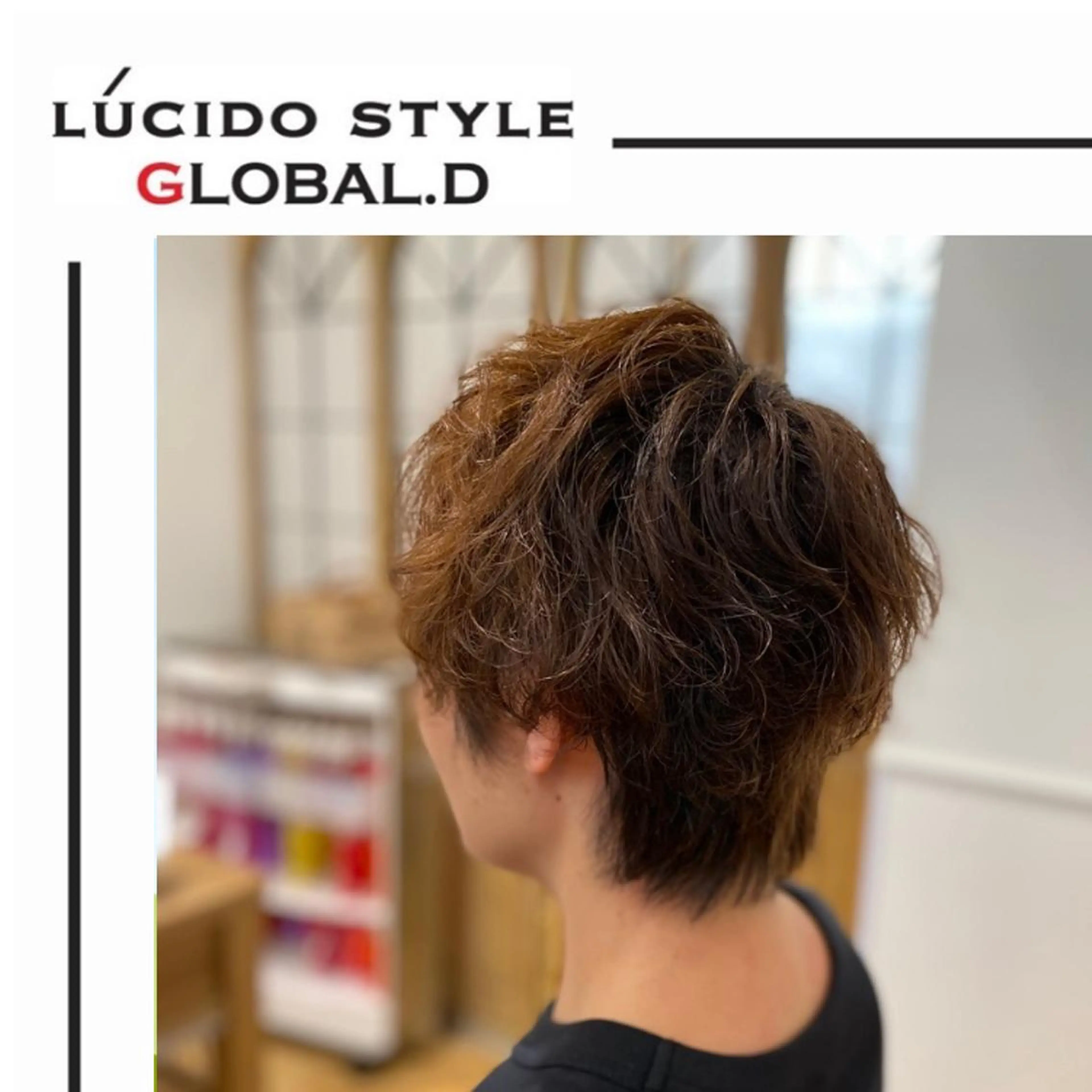 ショート カラー パーマ ヘアアレンジ メンズ キッズ ✂︎ショート、ボブ、 レイヤー🩵YUMIのヘアスタイル