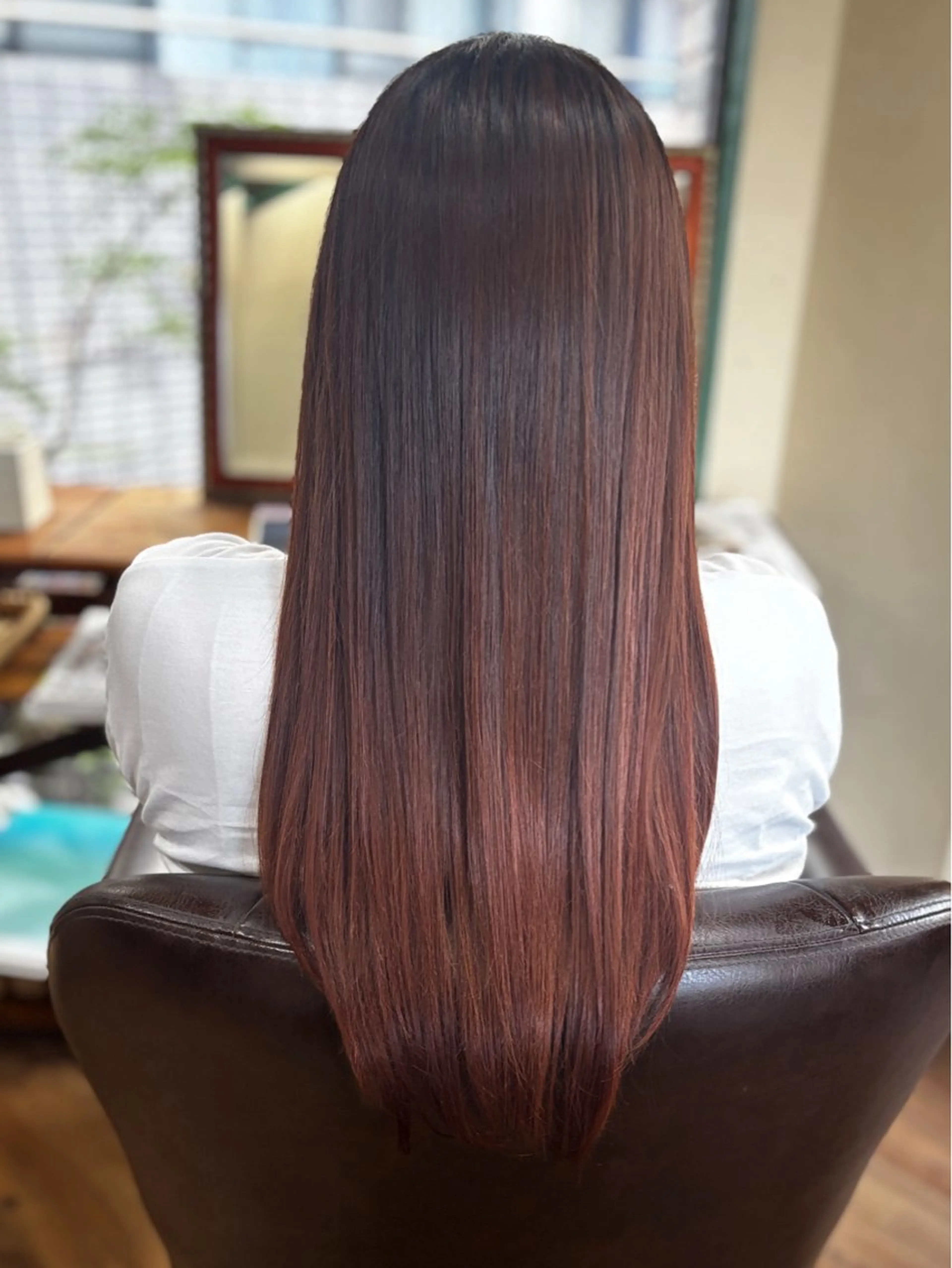 ロング 縮毛矯正 トリートメント . kanokoのヘアスタイル