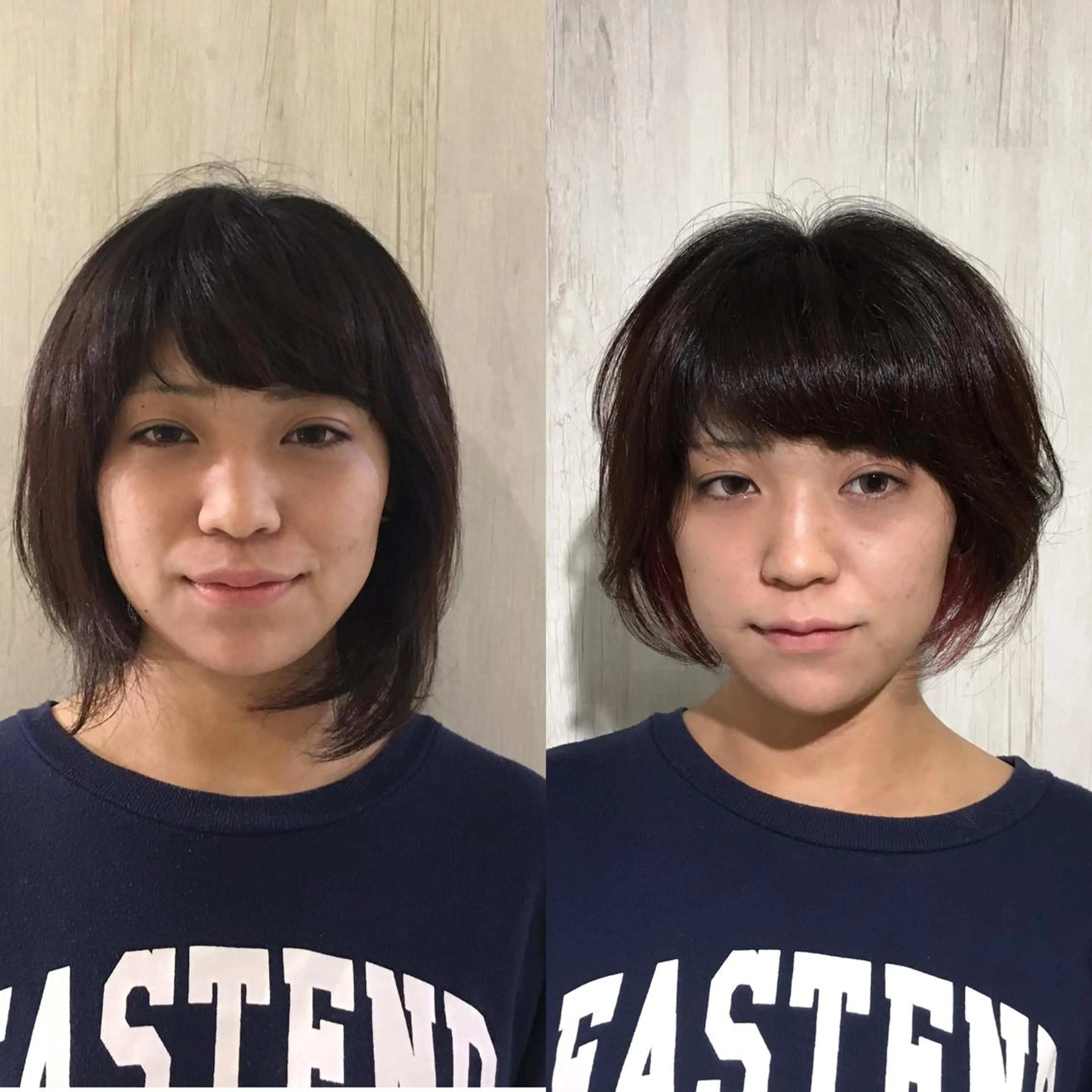 ミディアム カラー ショートボブ ボブ 清田 健太朗のヘアスタイル