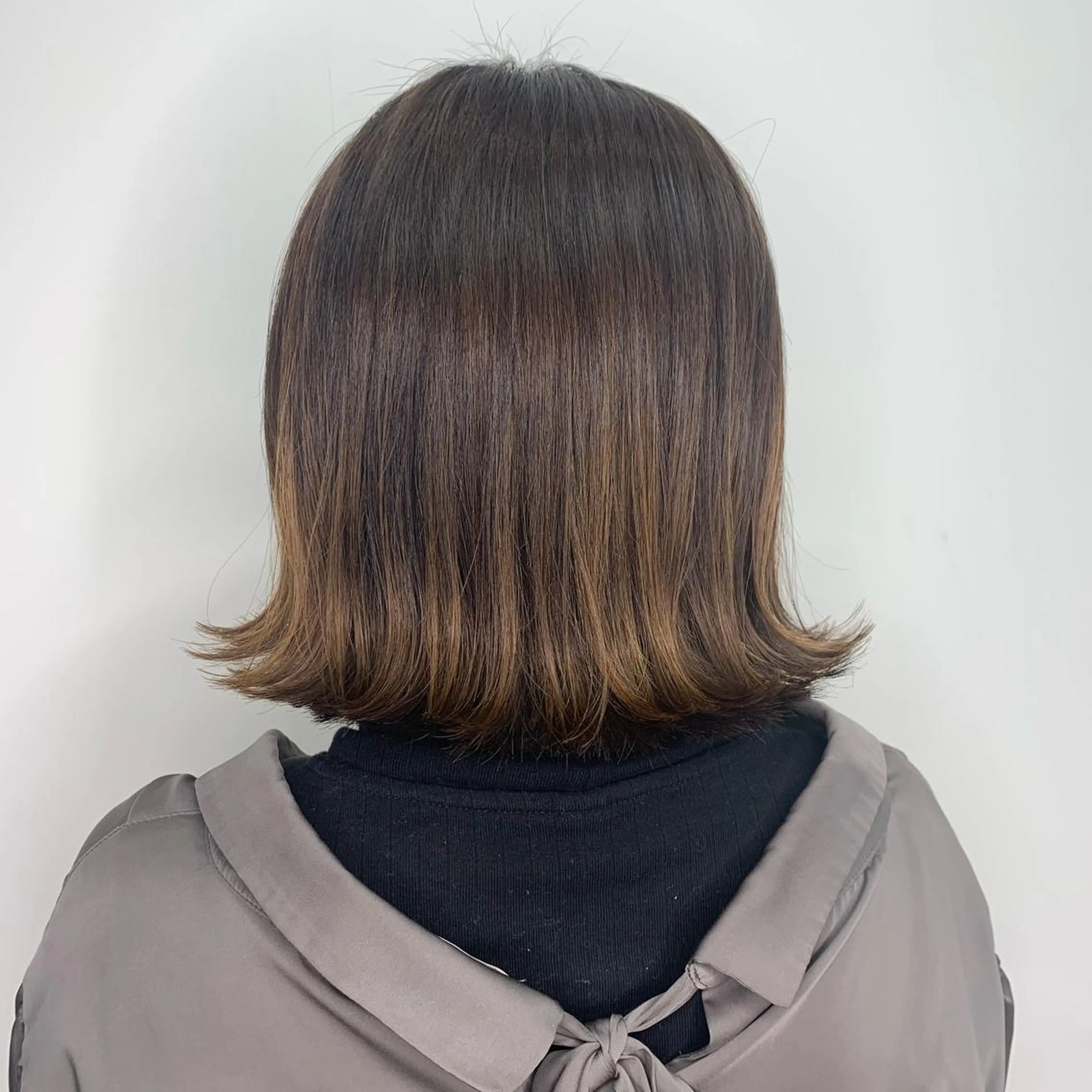 ミディアム 切りっぱなしボブ ボブ 𖧷 ⁺. 大人ヘア Yui 𓂃𓈒𓏸のヘアスタイル