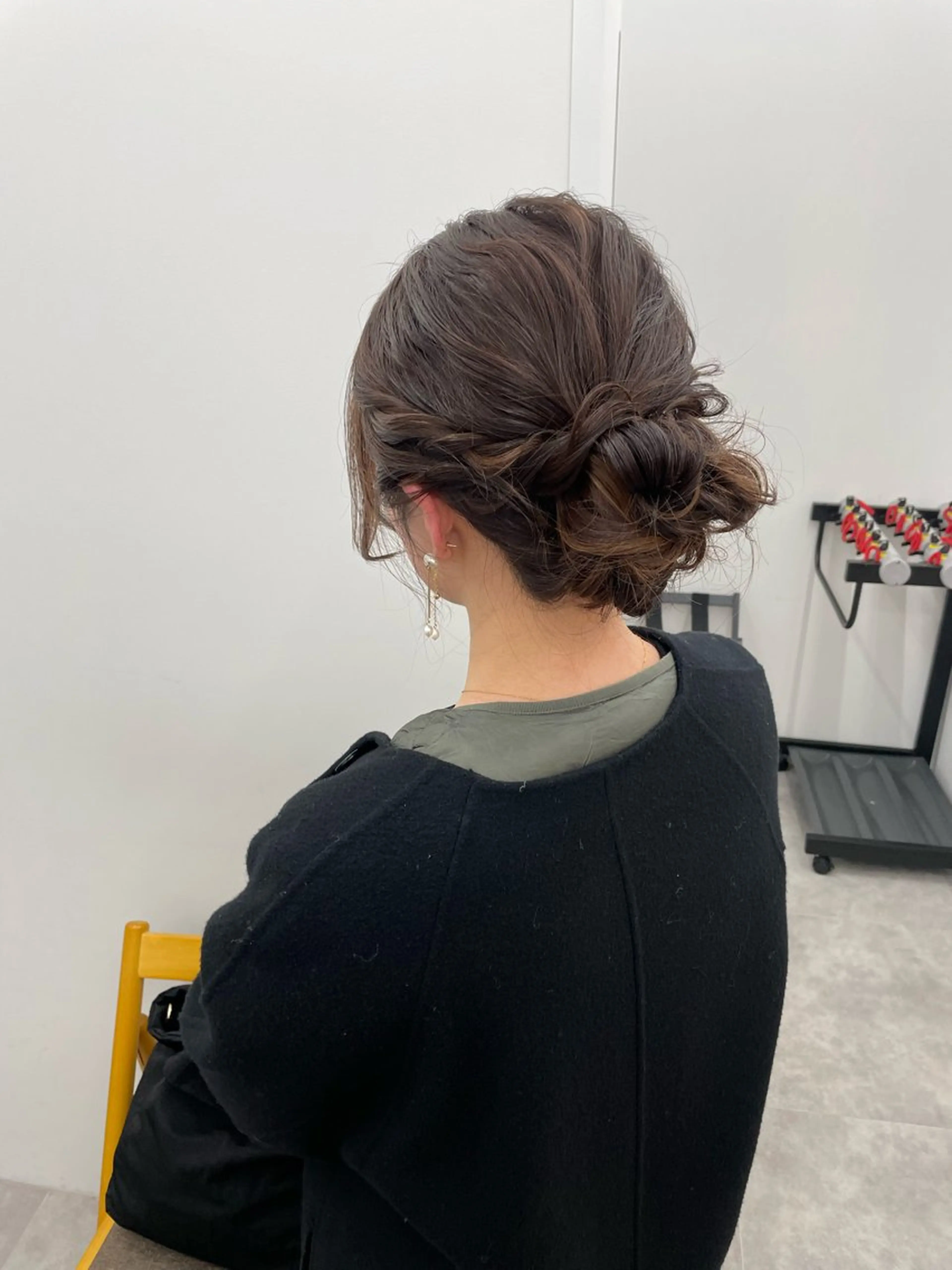 ミディアム 石川 理恵のヘアスタイル