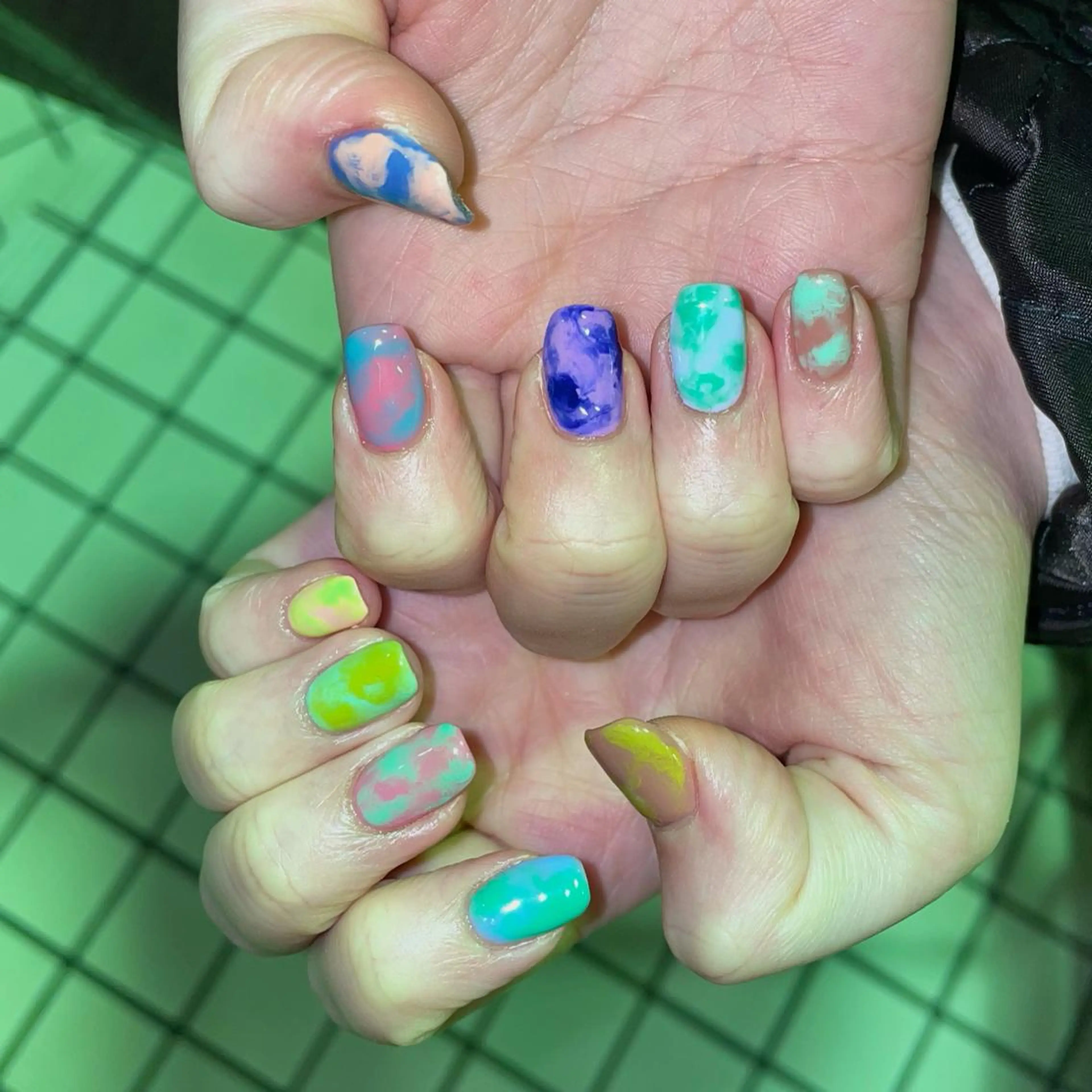 ネイル ハンドネイル 新井 ひなののネイルデザイン