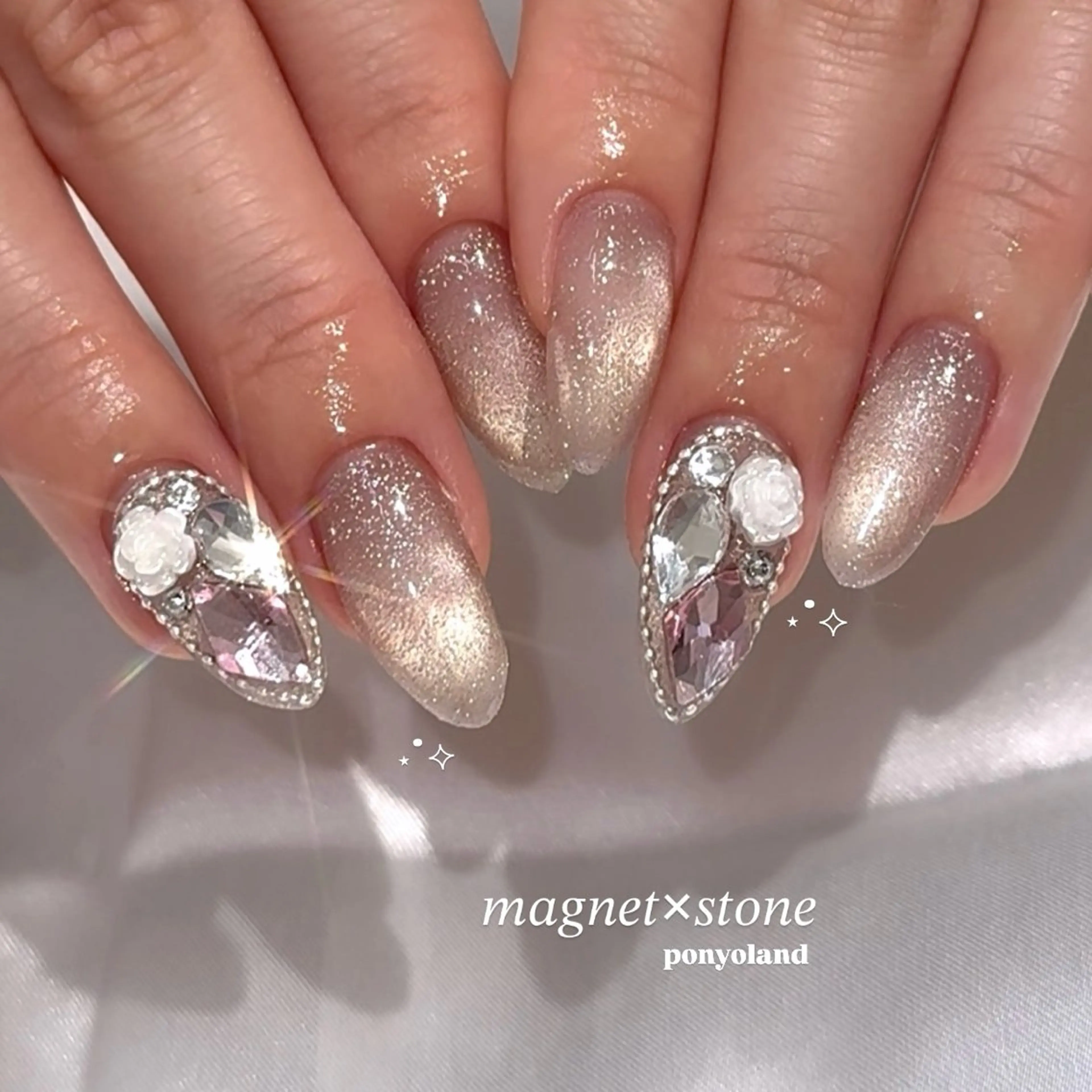 ネイル 春ネイル ハンドネイル ponyoland 目黒/恵比寿💎のネイルデザイン