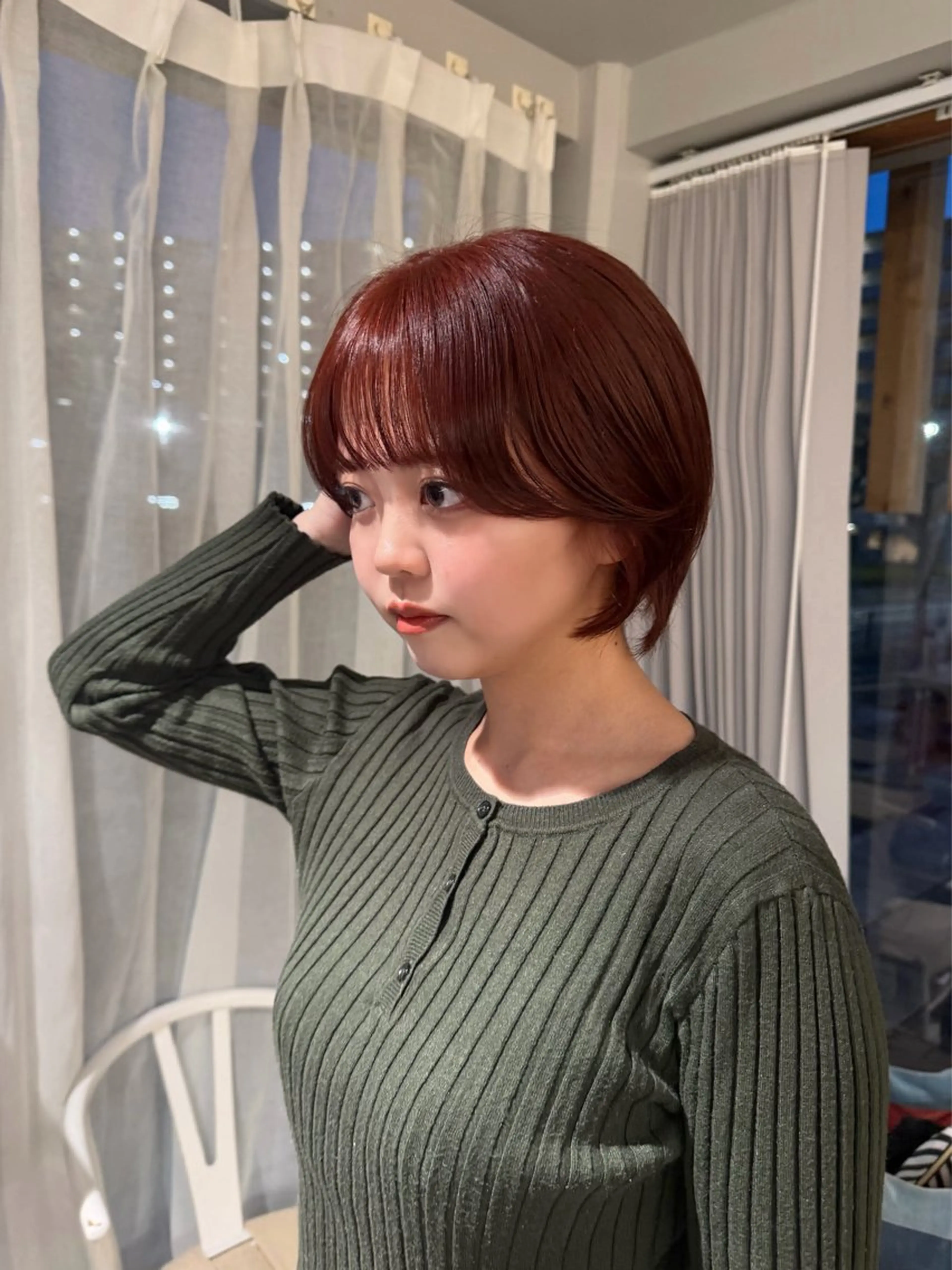 ショート カラー メンズモデル募集中 シプレ ayumiのヘアスタイル