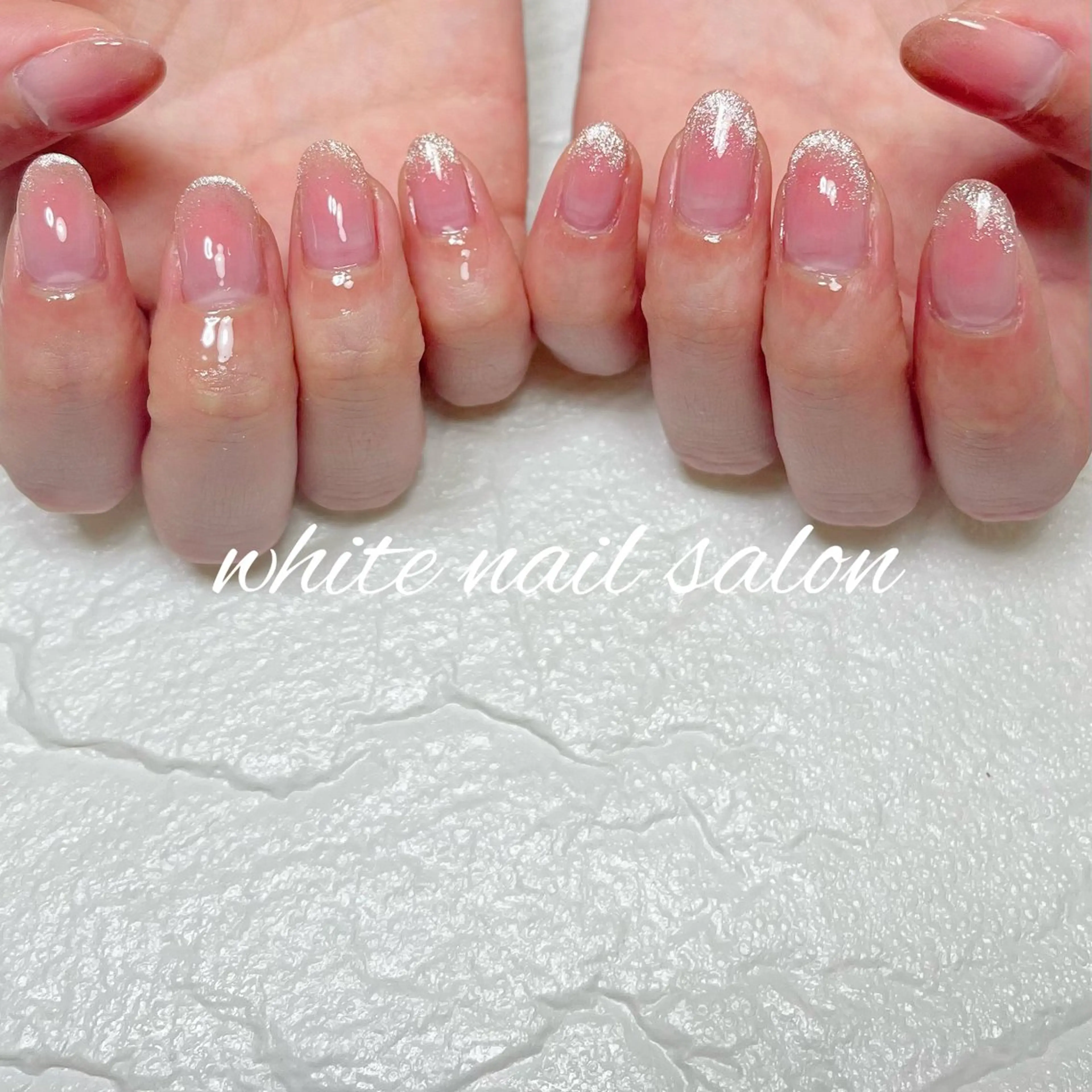 ネイル 持ち込み ハンドネイル white nail salonのネイルデザイン