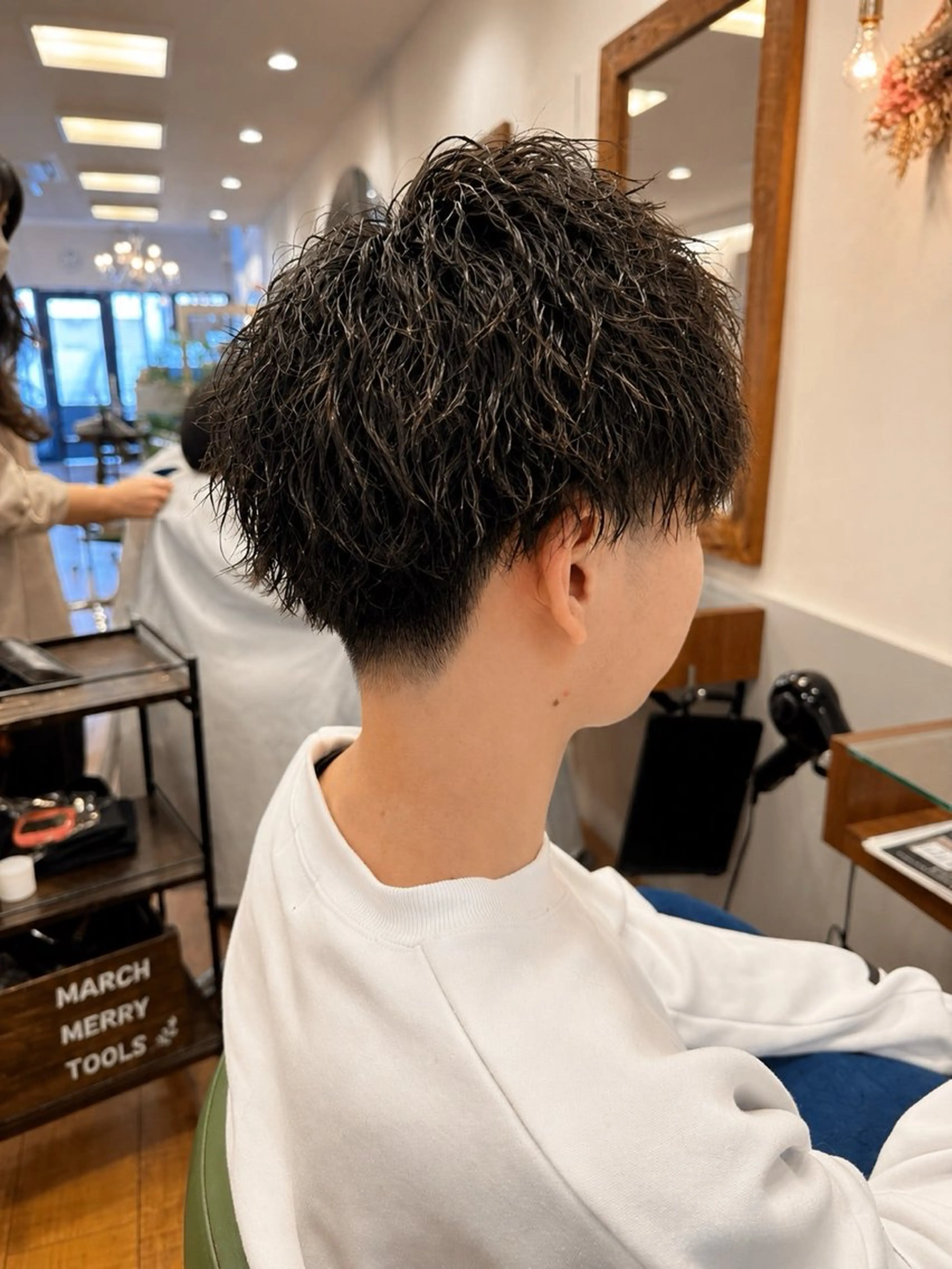 ショート パーマ メンズカット/ Miiのヘアスタイル