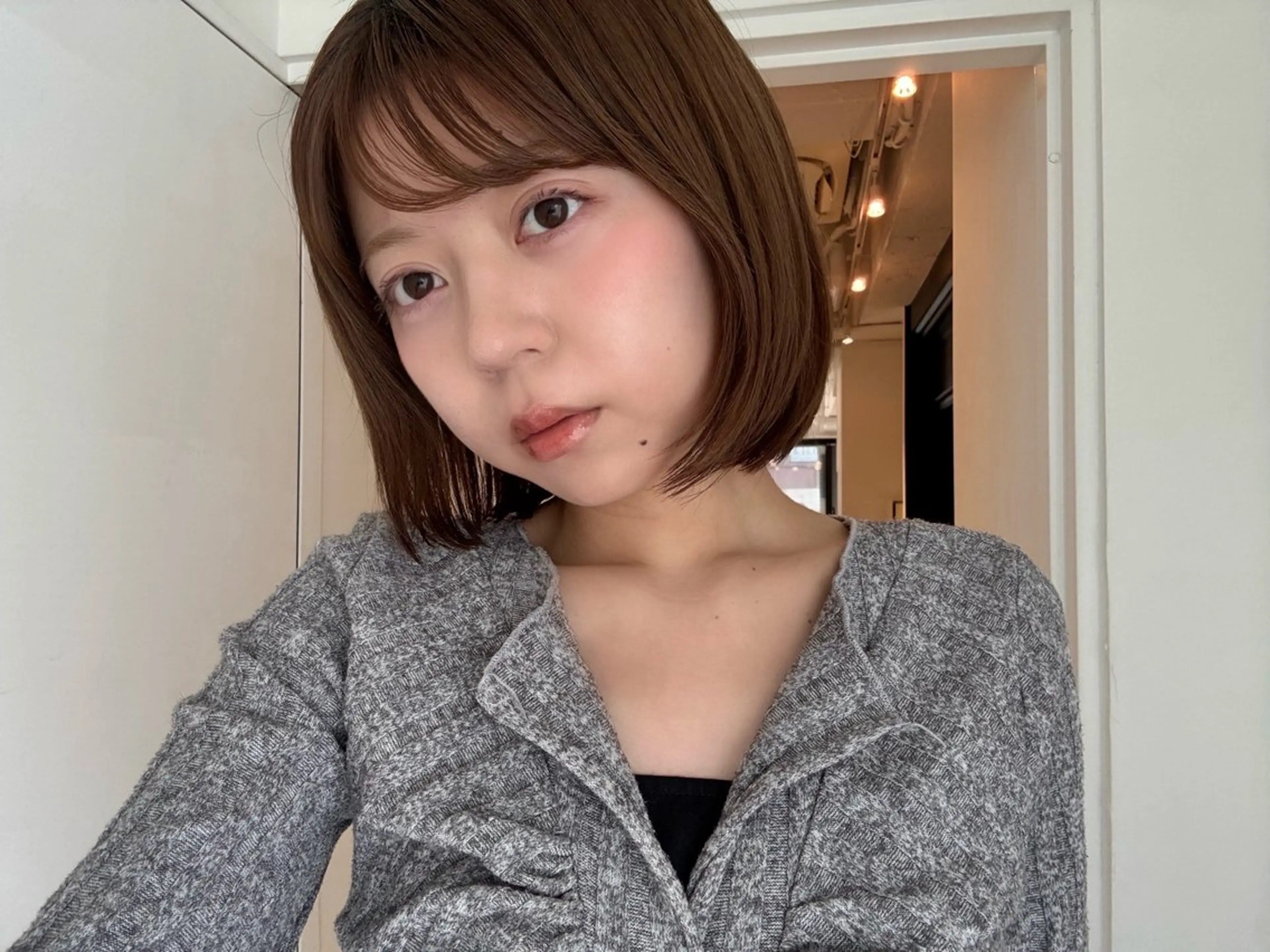 ショート カラー カット ヘアカラー riria/ボブ /透明感カラー🎀のヘアスタイル