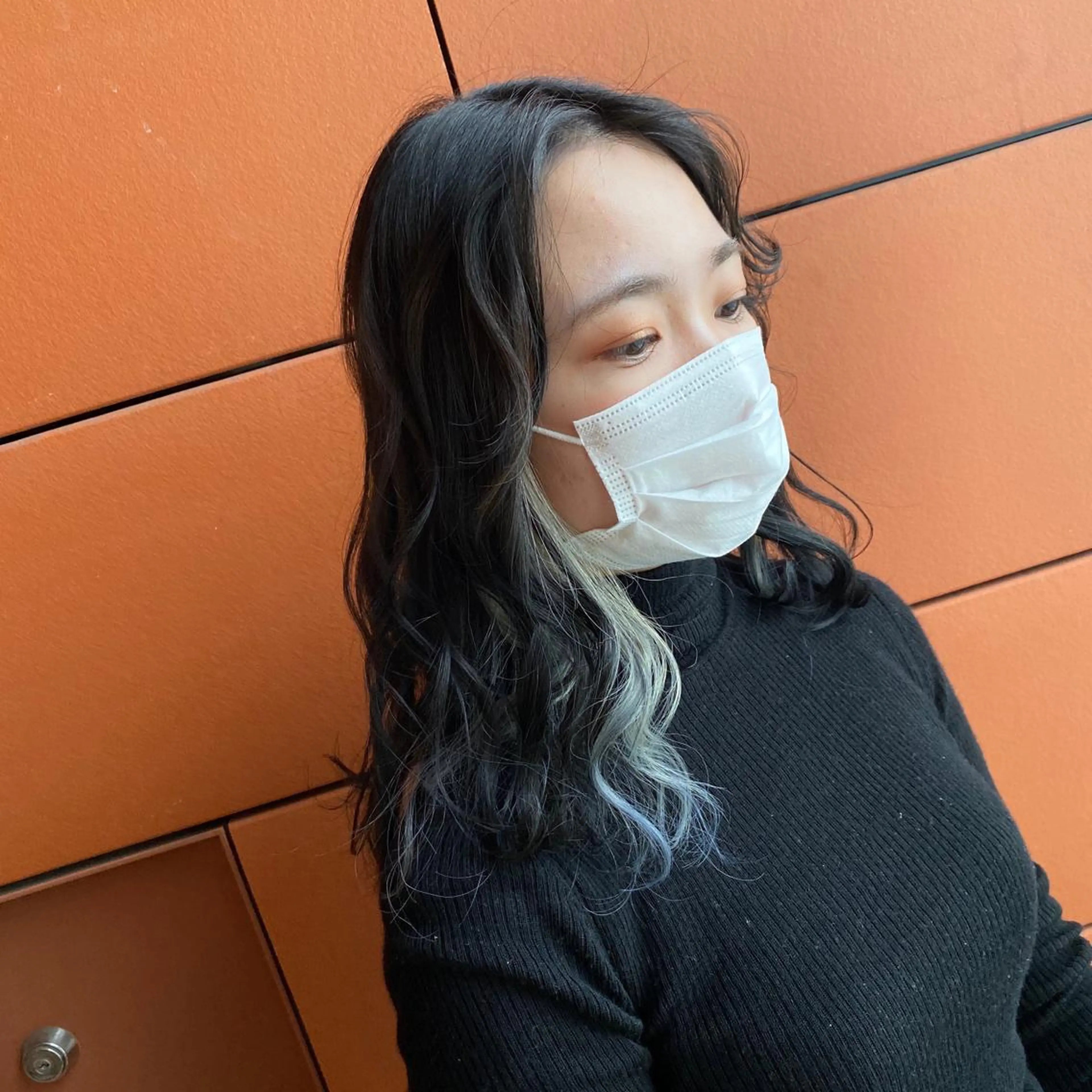 ロング カラー 井手 孔介のヘアスタイル