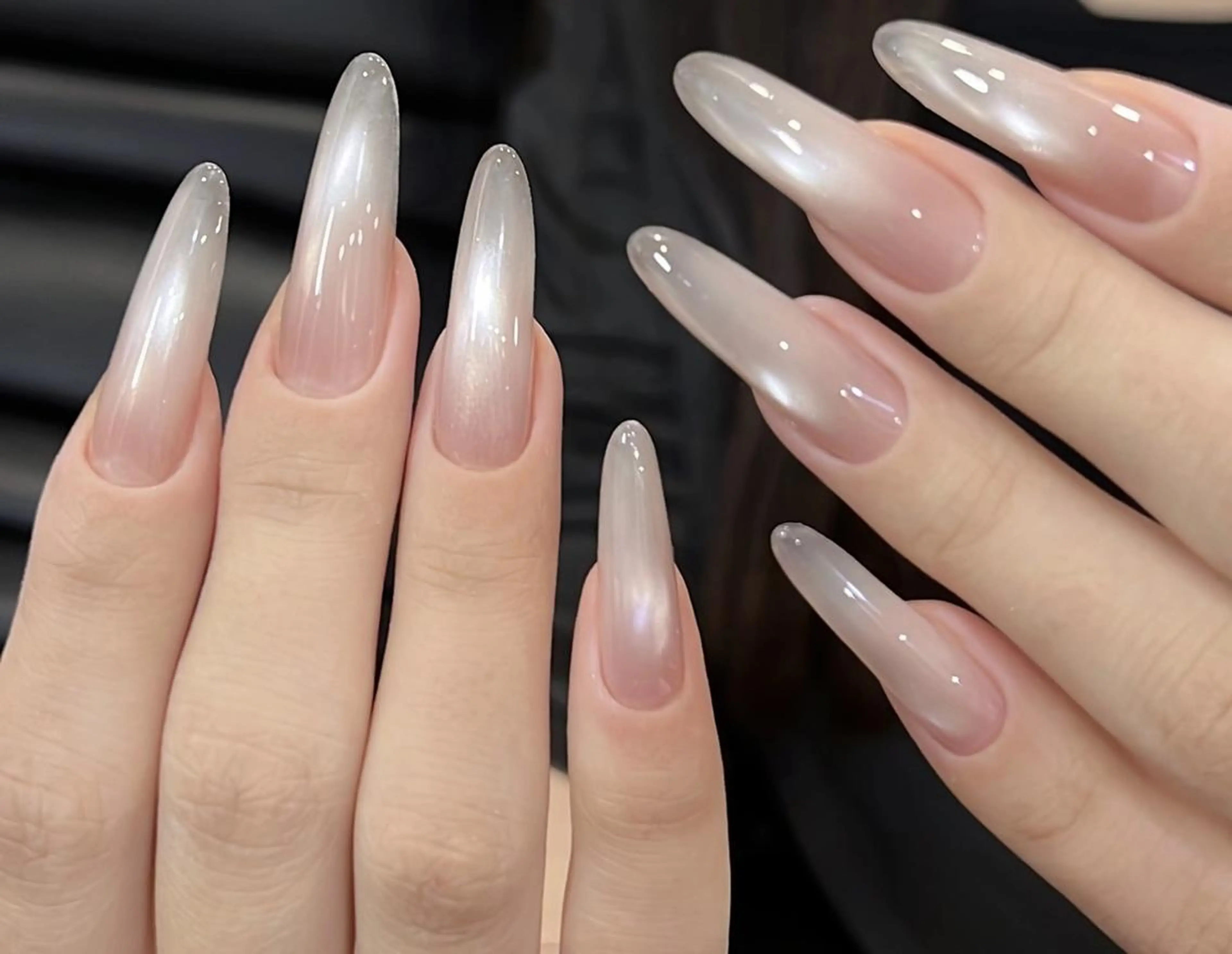 ネイル ロングネイル長さ出し 専門Spade Qのネイルデザイン