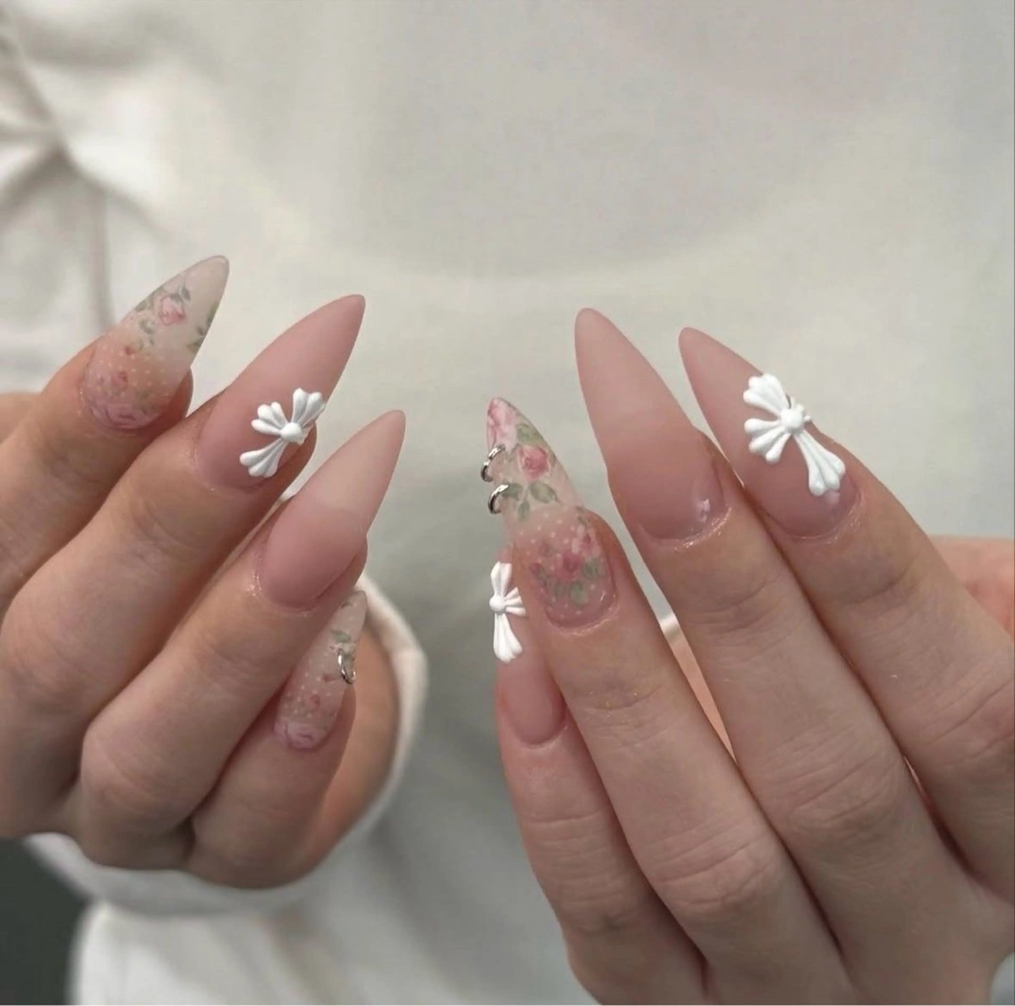 ネイル 韓国ネイル 持ち込み ニュアンスネイル ネイルチップ ハンドネイル Doraemi ANA.CHUOのネイルデザイン