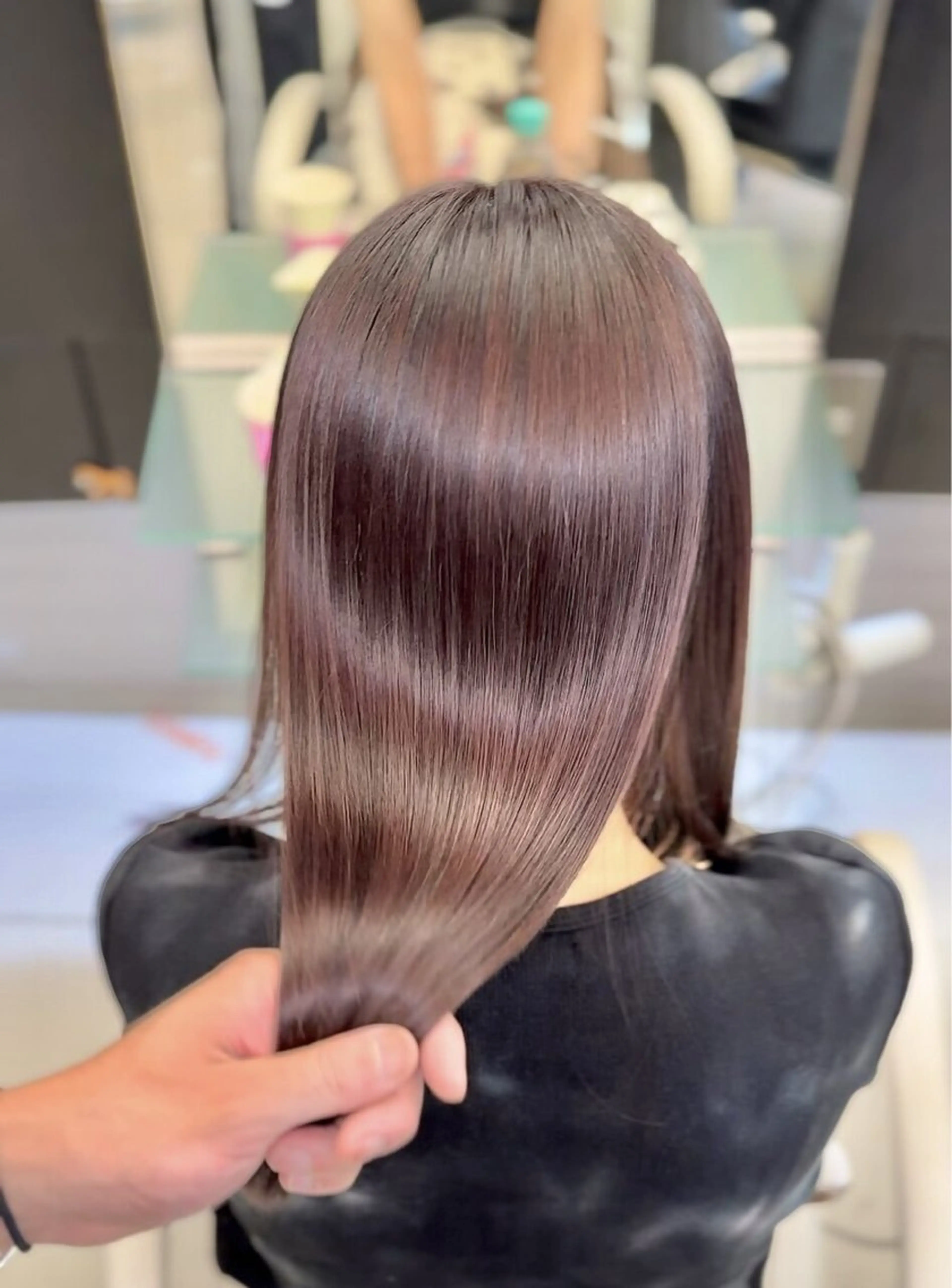 ロング 縮毛矯正 🧡髪質改善💛 🌸SAKURA🌸のヘアスタイル