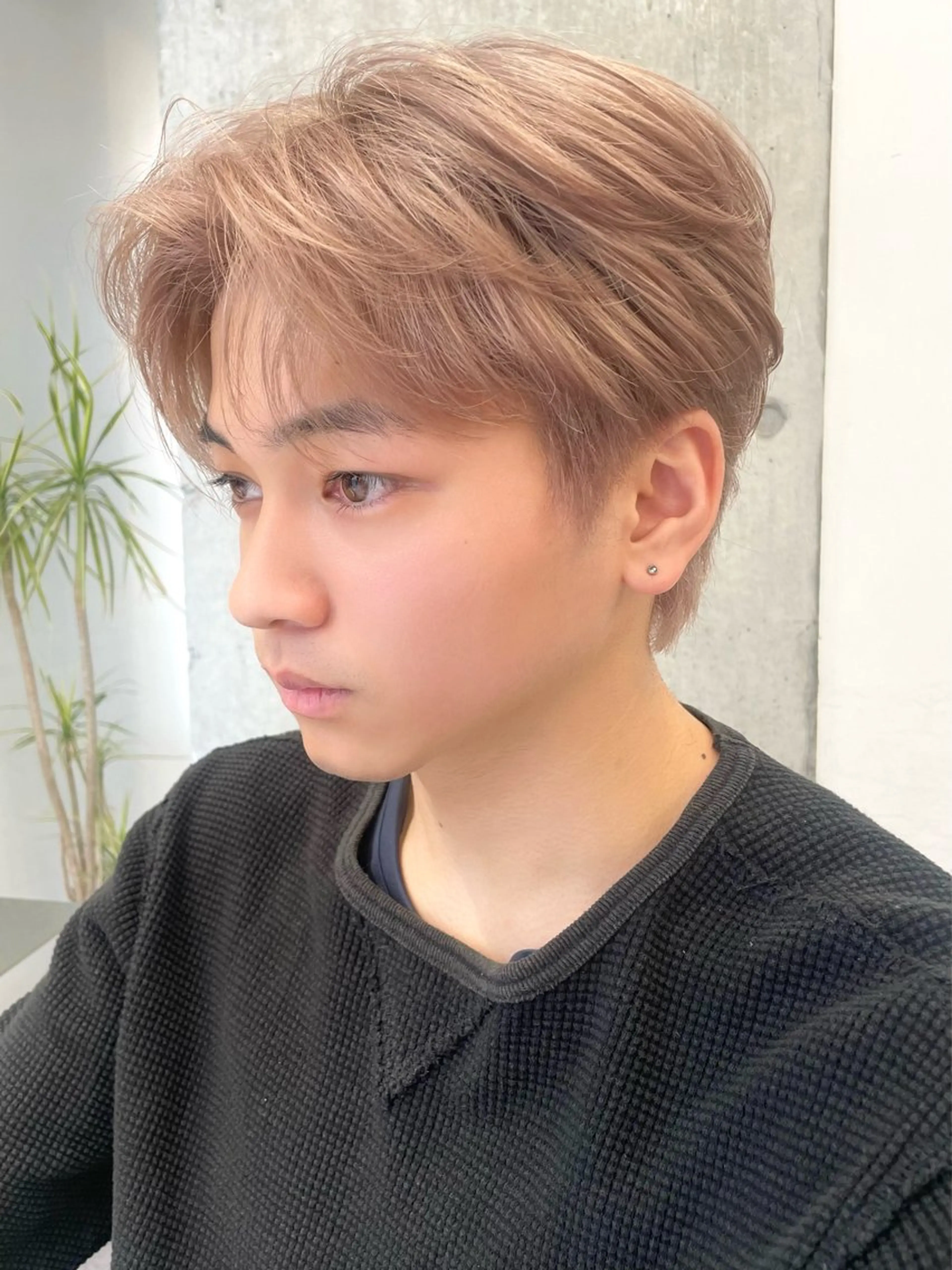 ショート カラー メンズ ヘアカラー メンズブリーチ カラーhirokoのヘアスタイル