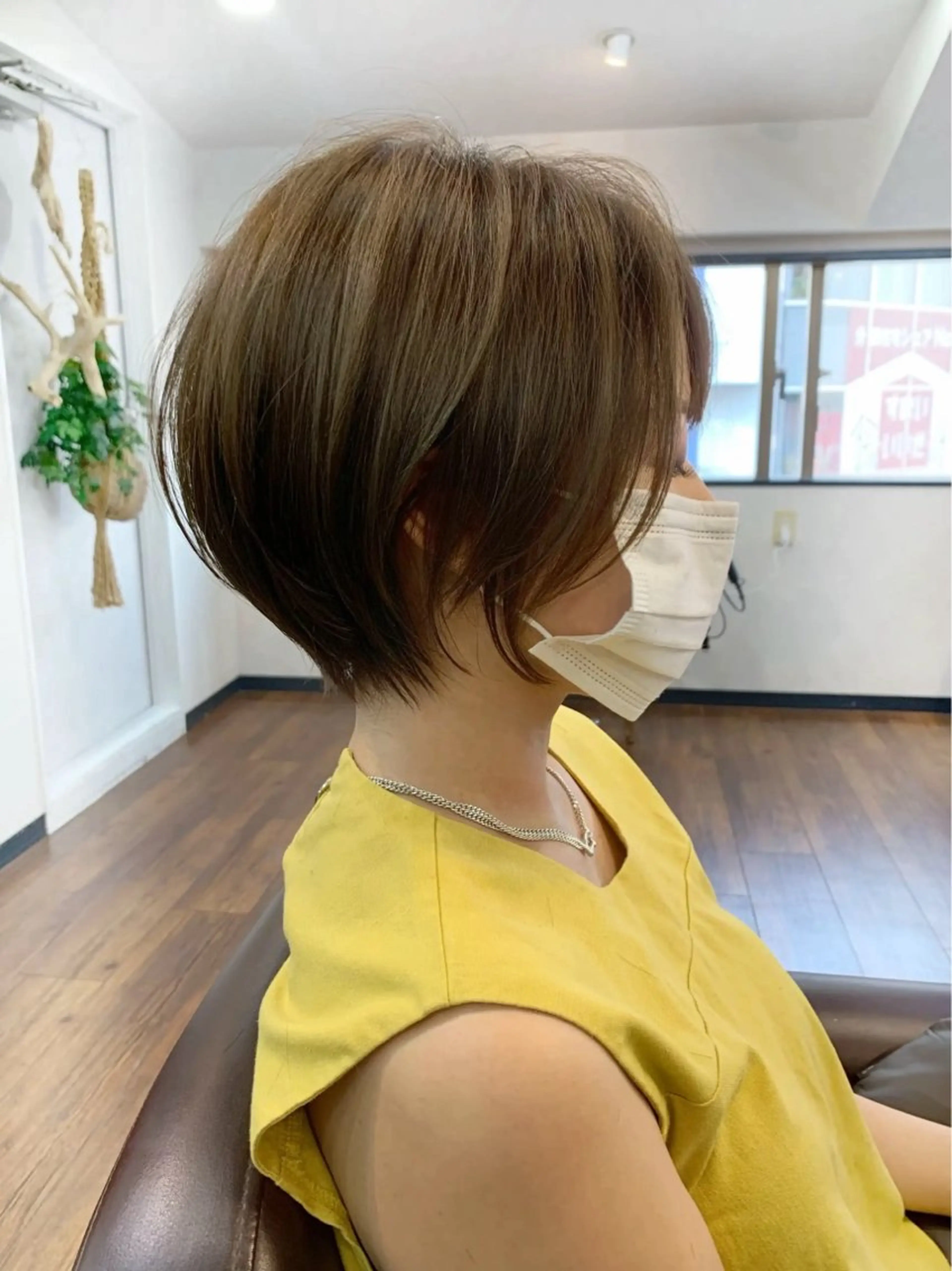 ショート カット トリートメント 縮毛矯正/ショート/ レイヤー/畑中正敏のヘアスタイル