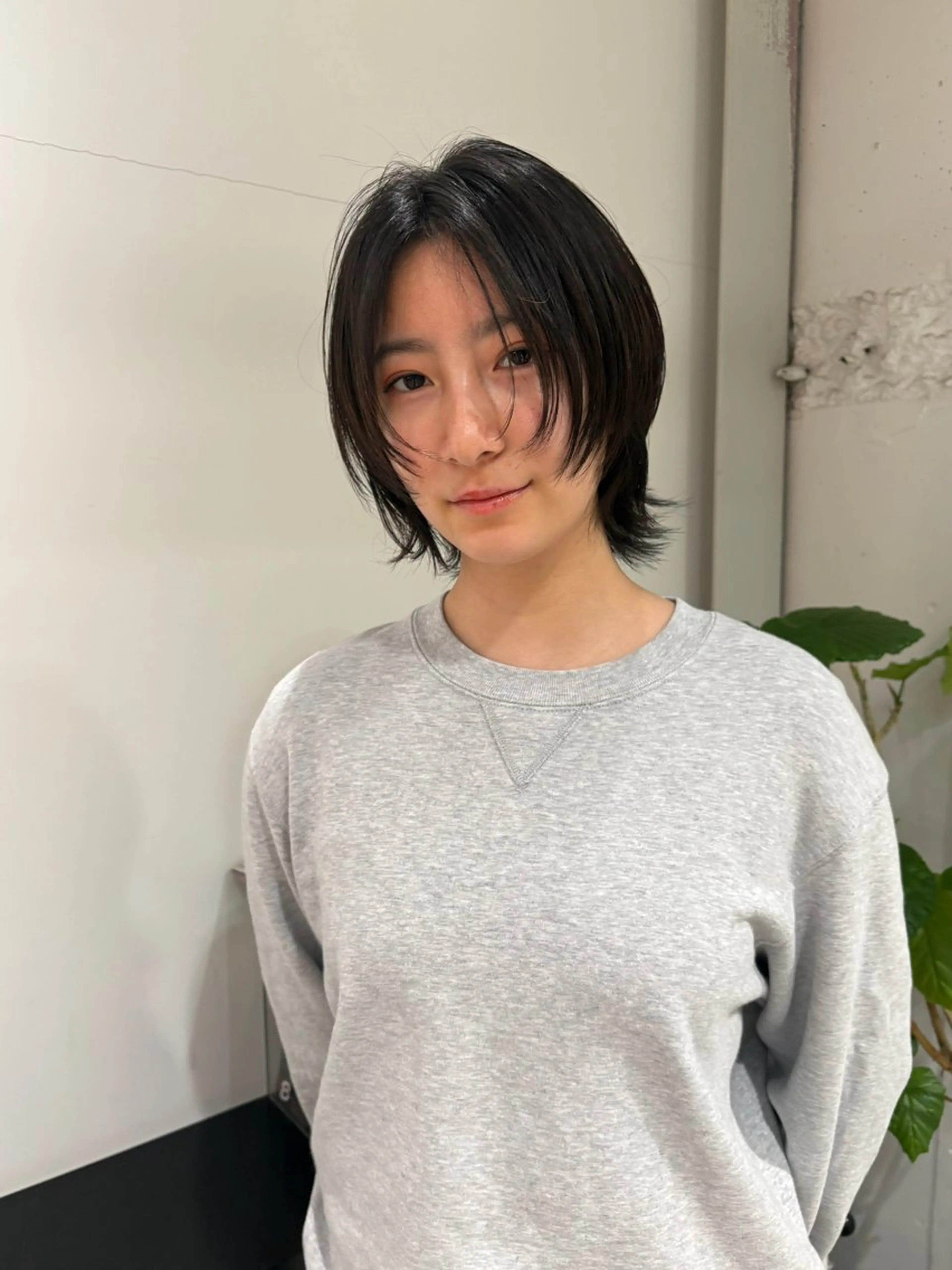 ショート 顔周りカット ウルフカット 川合 慶輔のヘアスタイル