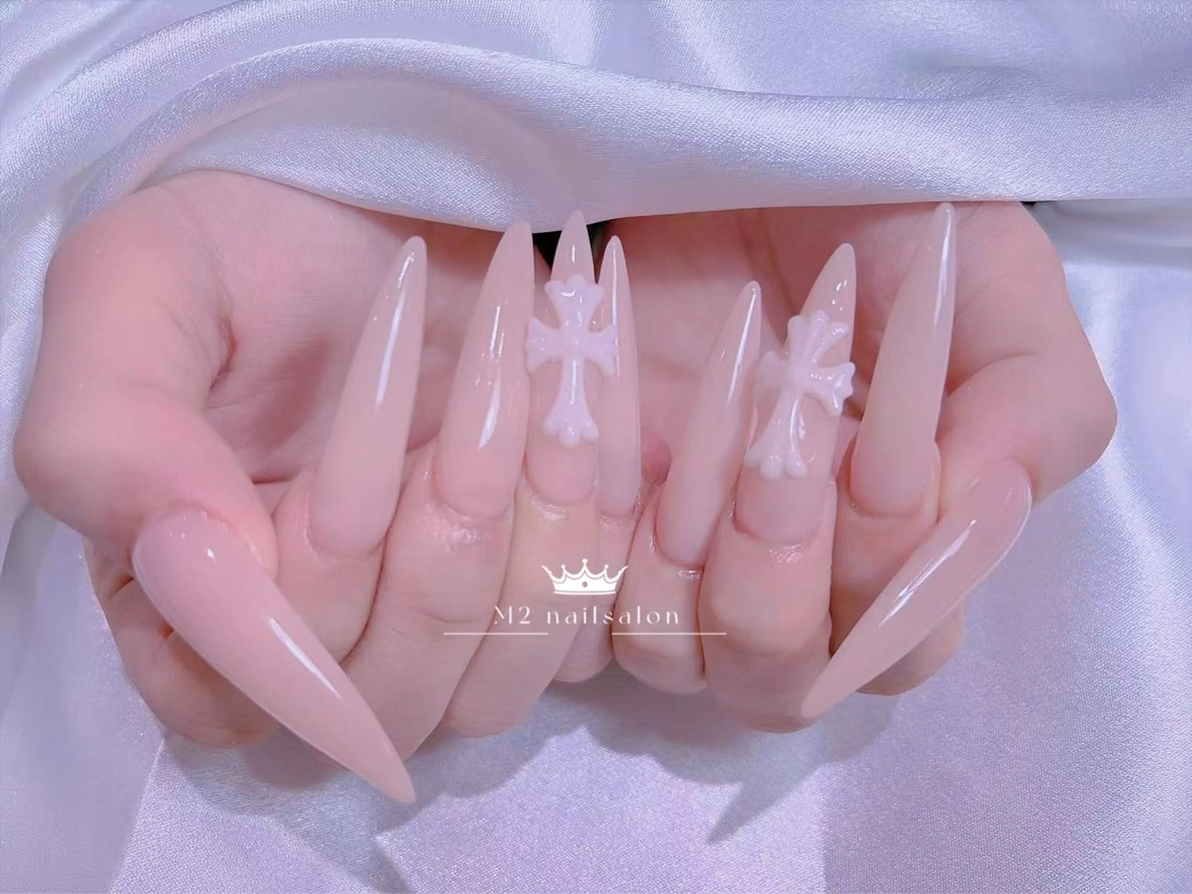 ネイル ハンドネイル 長さだし専門店 M2　rikaのネイルデザイン