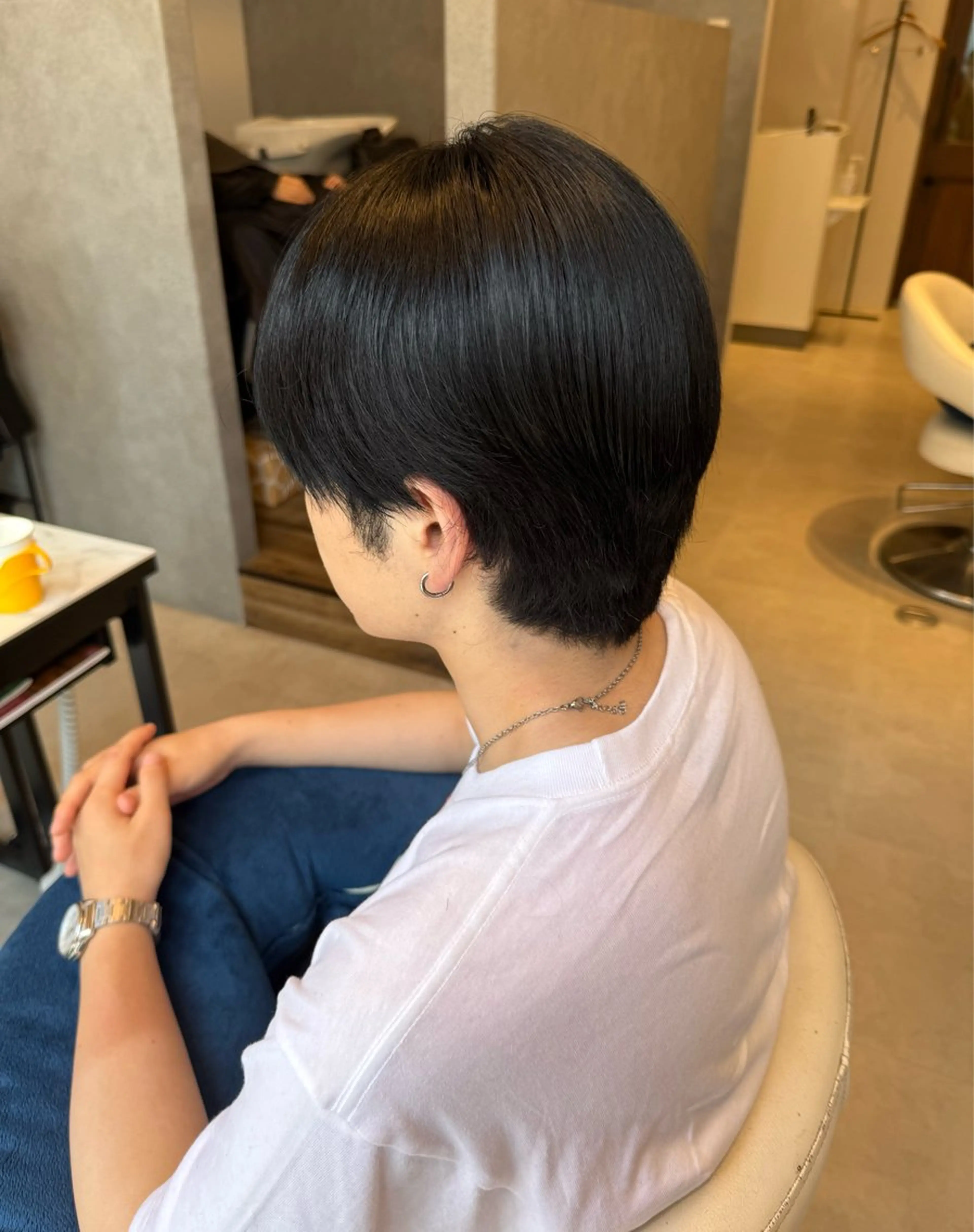 メンズ ヘアカラー 高石 乃愛のヘアスタイル