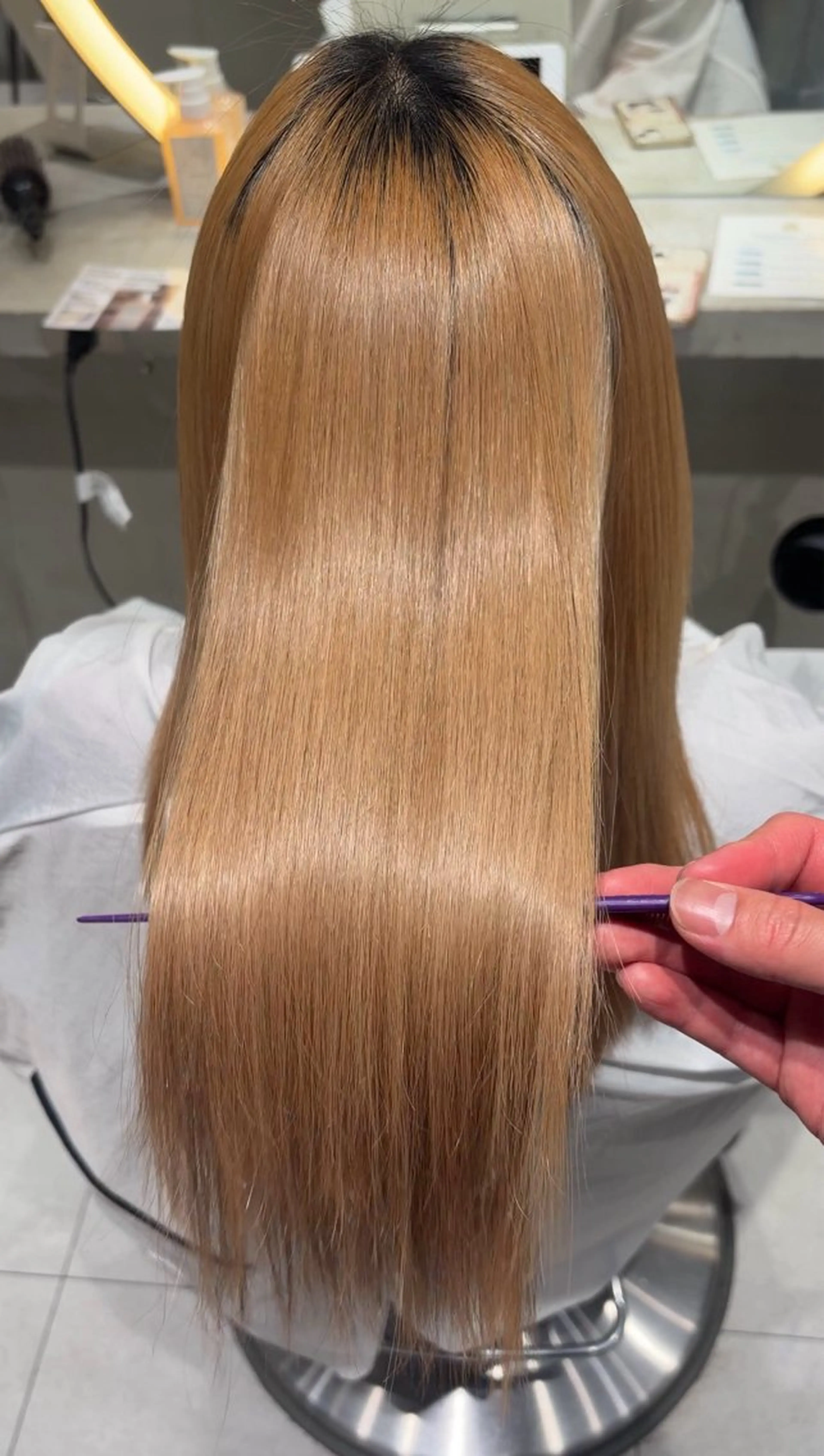 ロング パーマ 縮毛矯正 ショート/レイヤー 髪質改善/加納のヘアスタイル