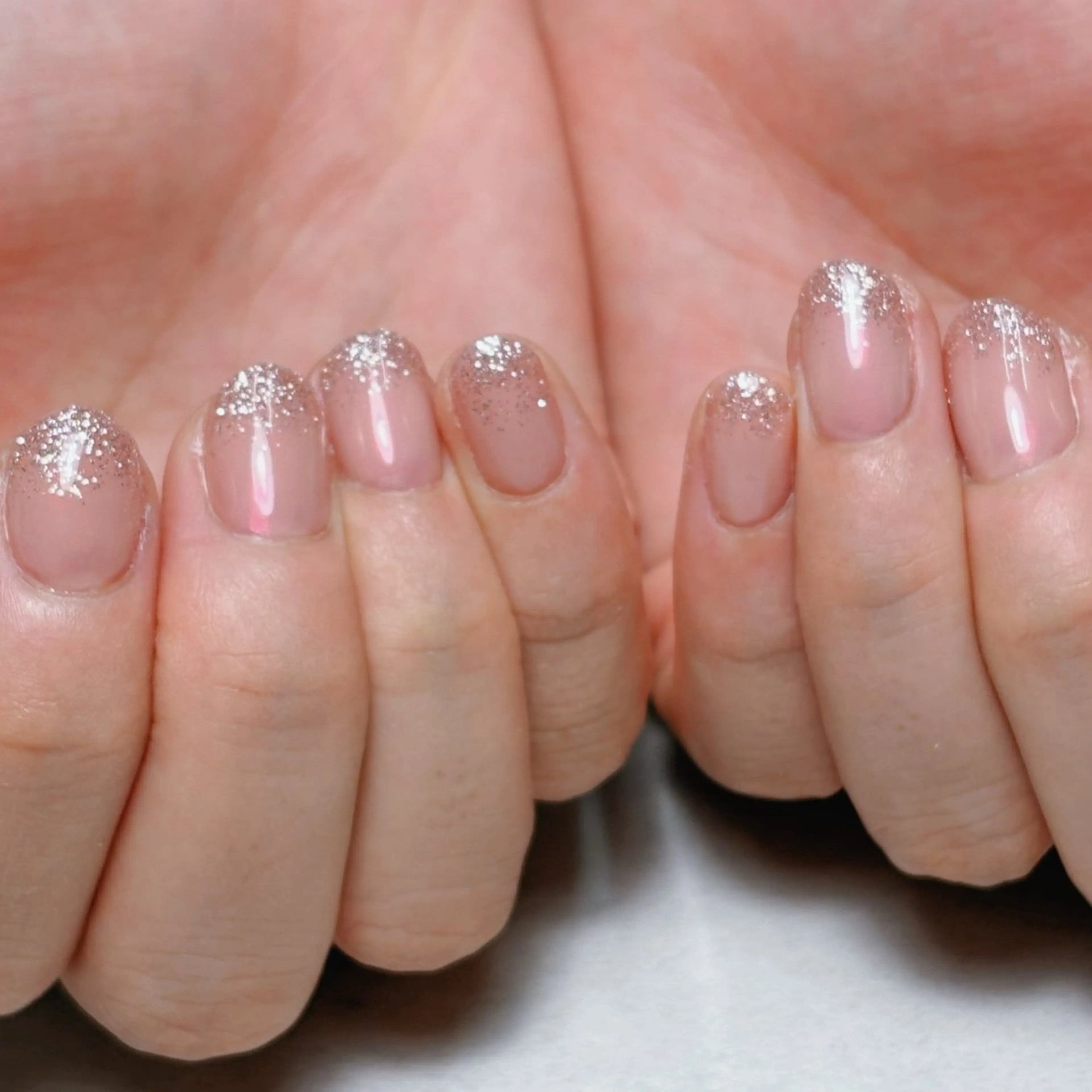 ネイル 氷ネイル・うるうるネイル ミラーネイル ハンドネイル mumjyu所属・mumjyu MIKAのネイルデザイン