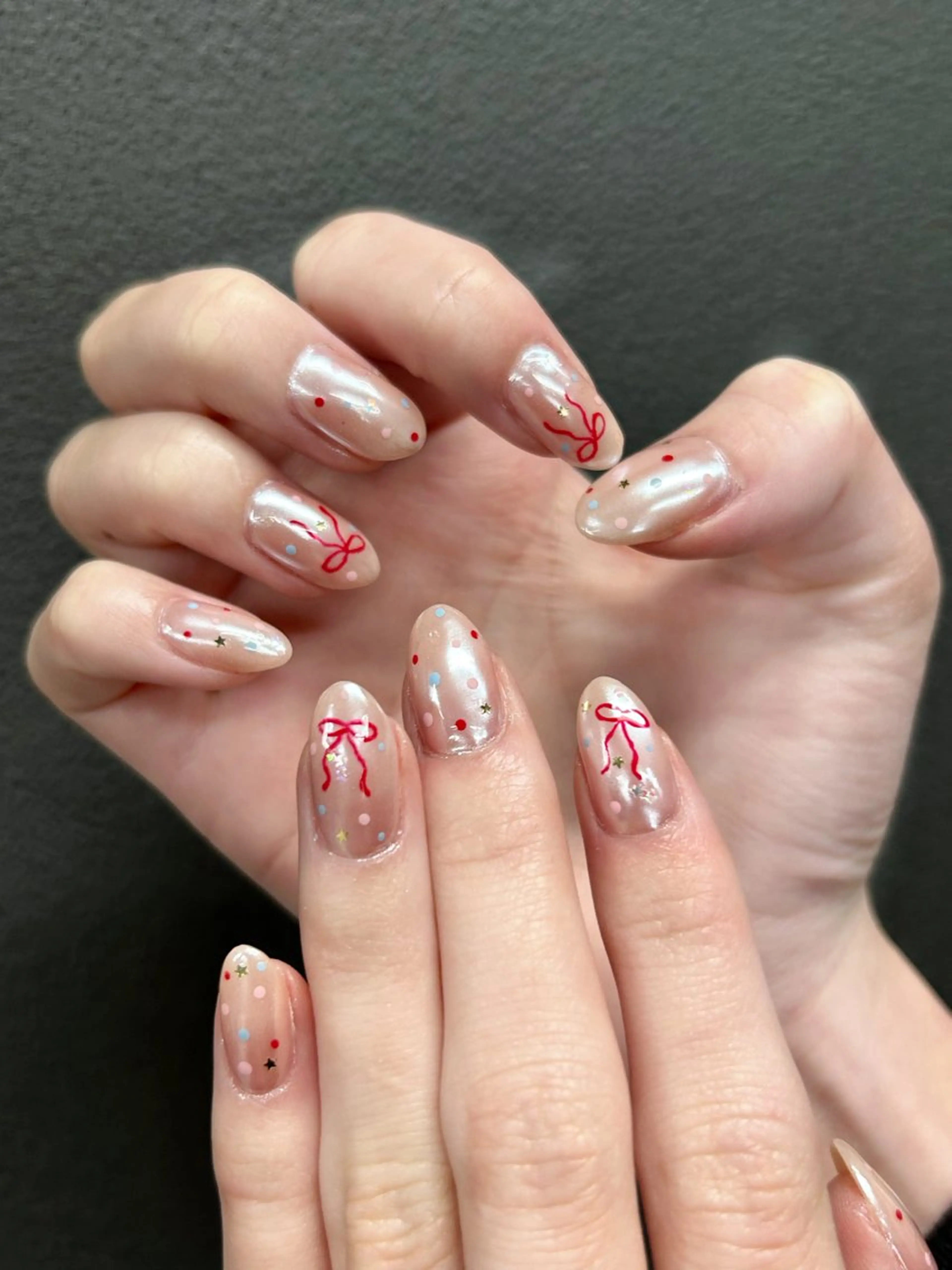 ネイル 韓国ネイル 持ち込み ニュアンスネイル ネイルチップ 冬ネイル LISA ANA.CHUOのネイルデザイン