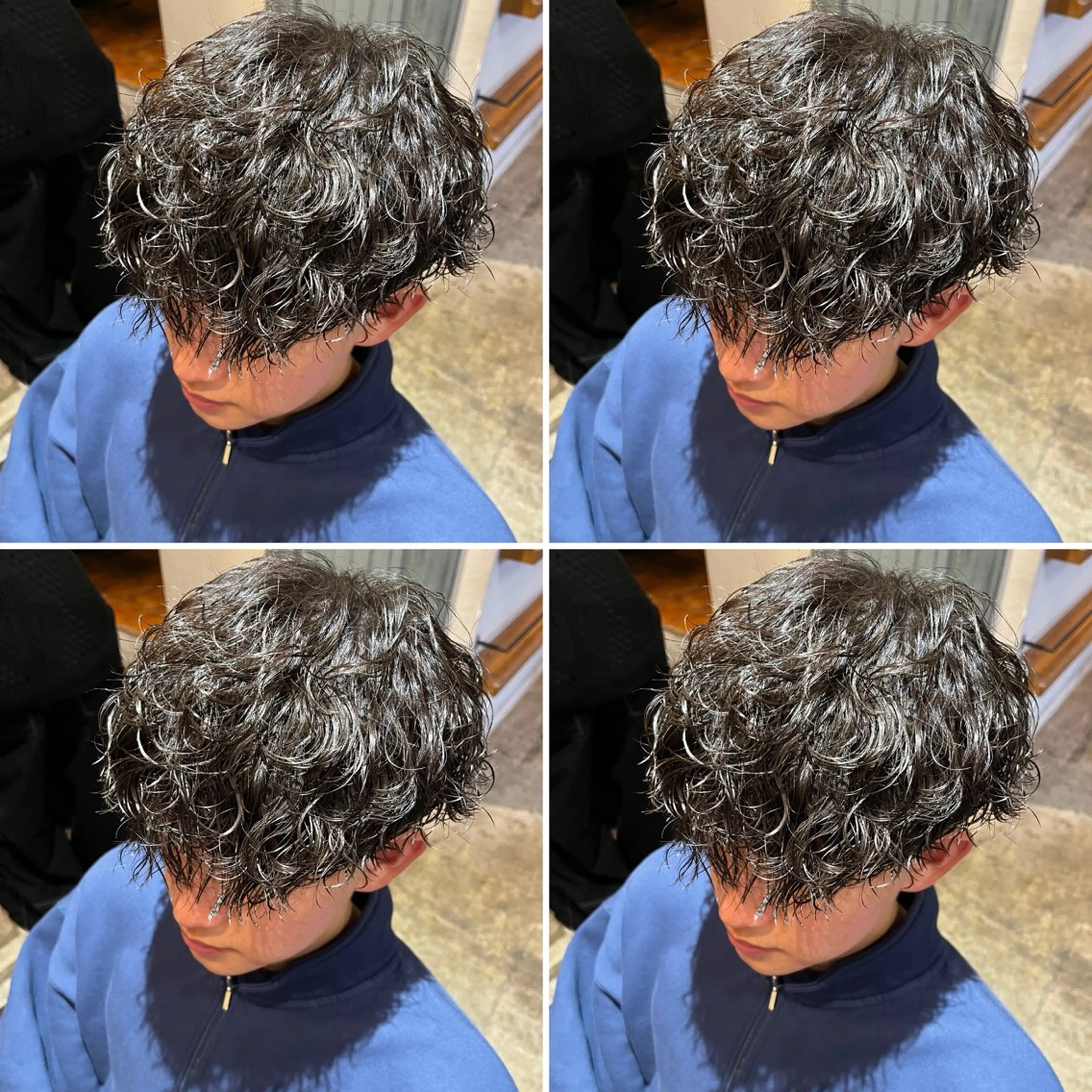 パーマ メンズ カット パーマ トリートメント ヘアセット 💈メンズパーマ特化 店長望月謙二郎💈のヘアスタイル