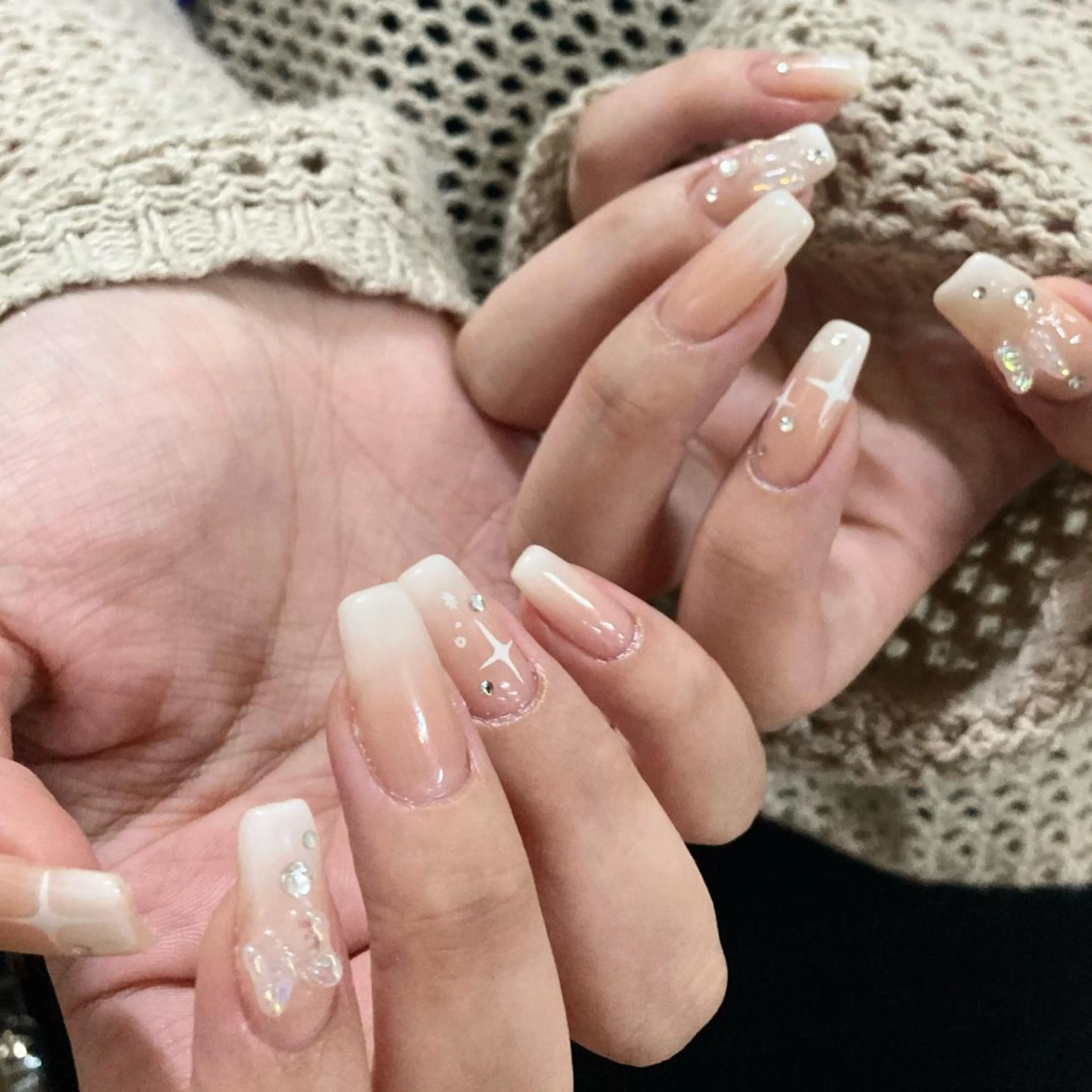 ネイル ハンドネイル フットネイル kana/モード ・グランジ໒꒱のネイルデザイン