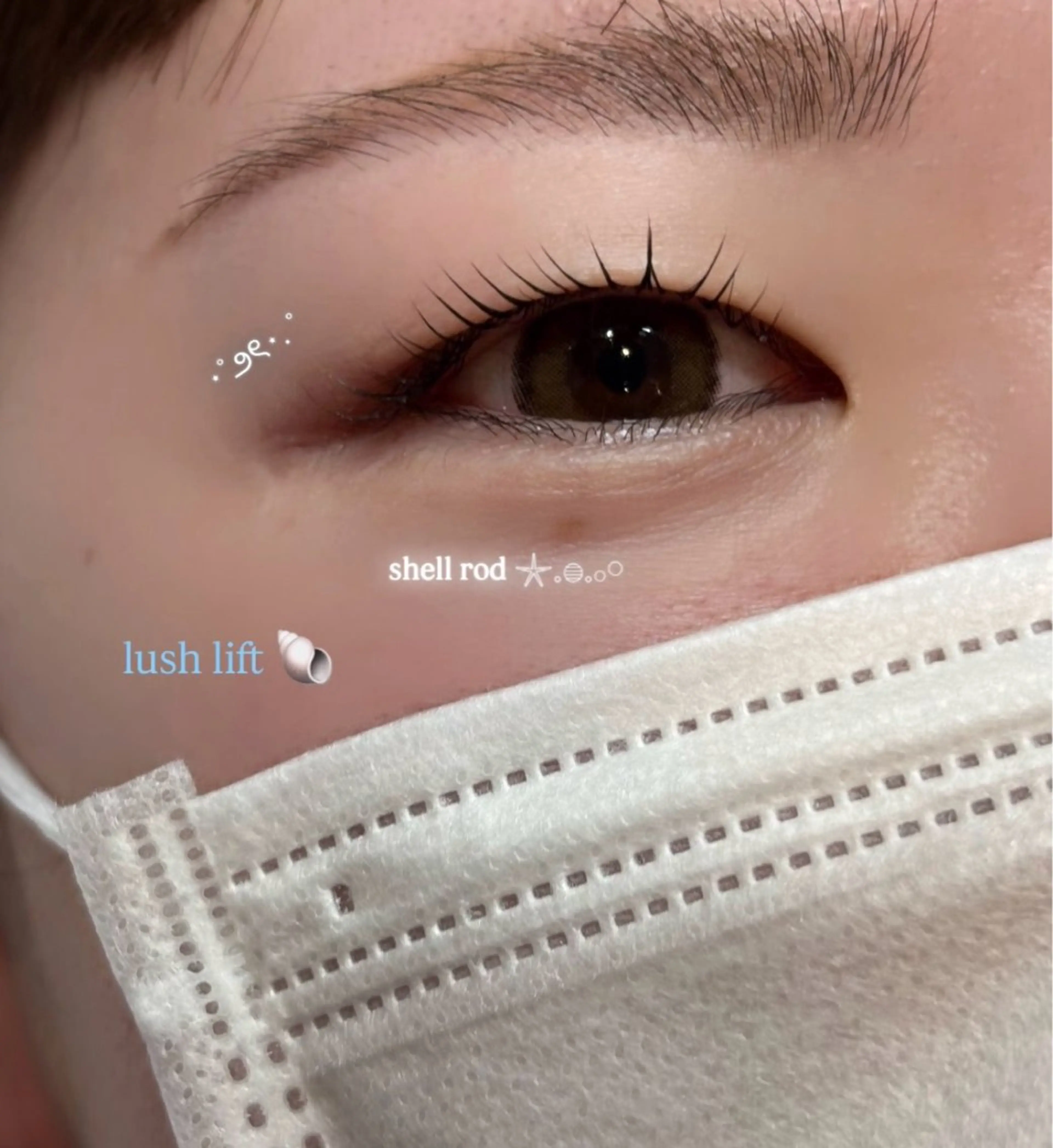 マツエク・マツパ 一重×まつ毛パーマ ココテラス 高橋のマツエク・マツパデザイン