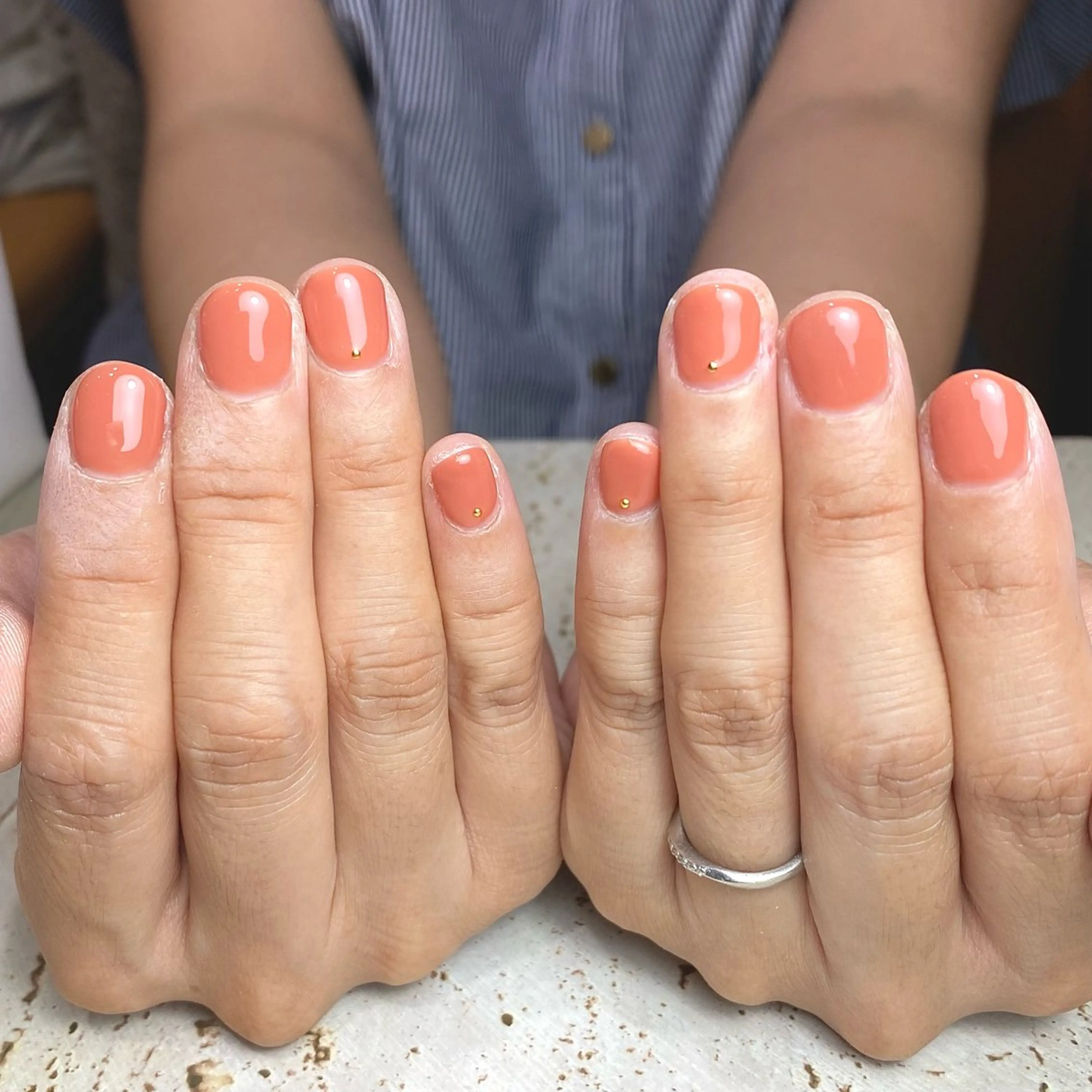 ネイル ワンカラーネイル ビューティフルムーン ネイル🌙夏美のネイルデザイン